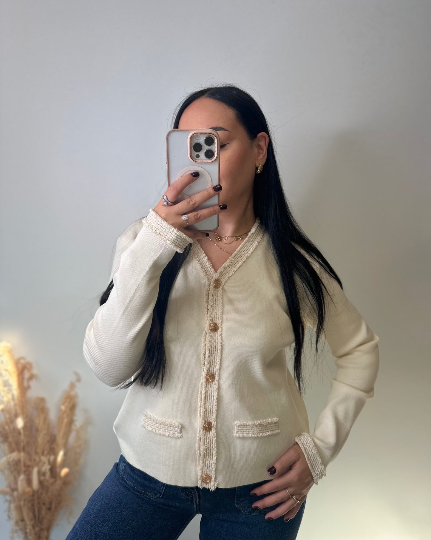 Cardigan à details - CONSTANCE