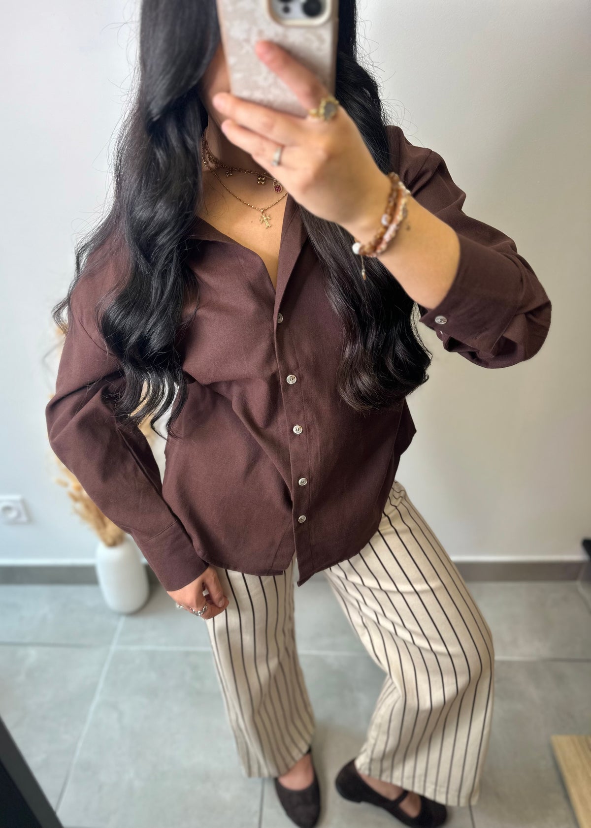 La chemise parfaite chocolat
