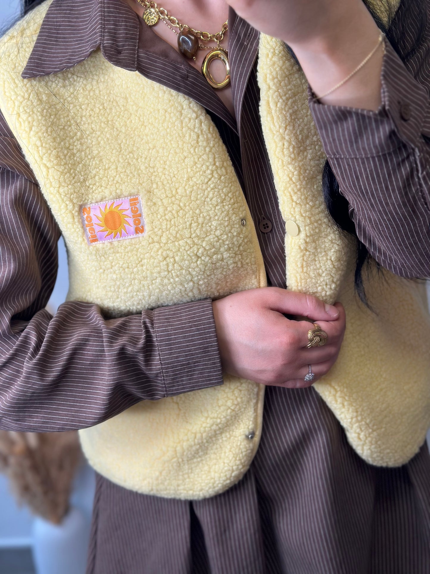 Gilet jaune Teddy - LOUISE