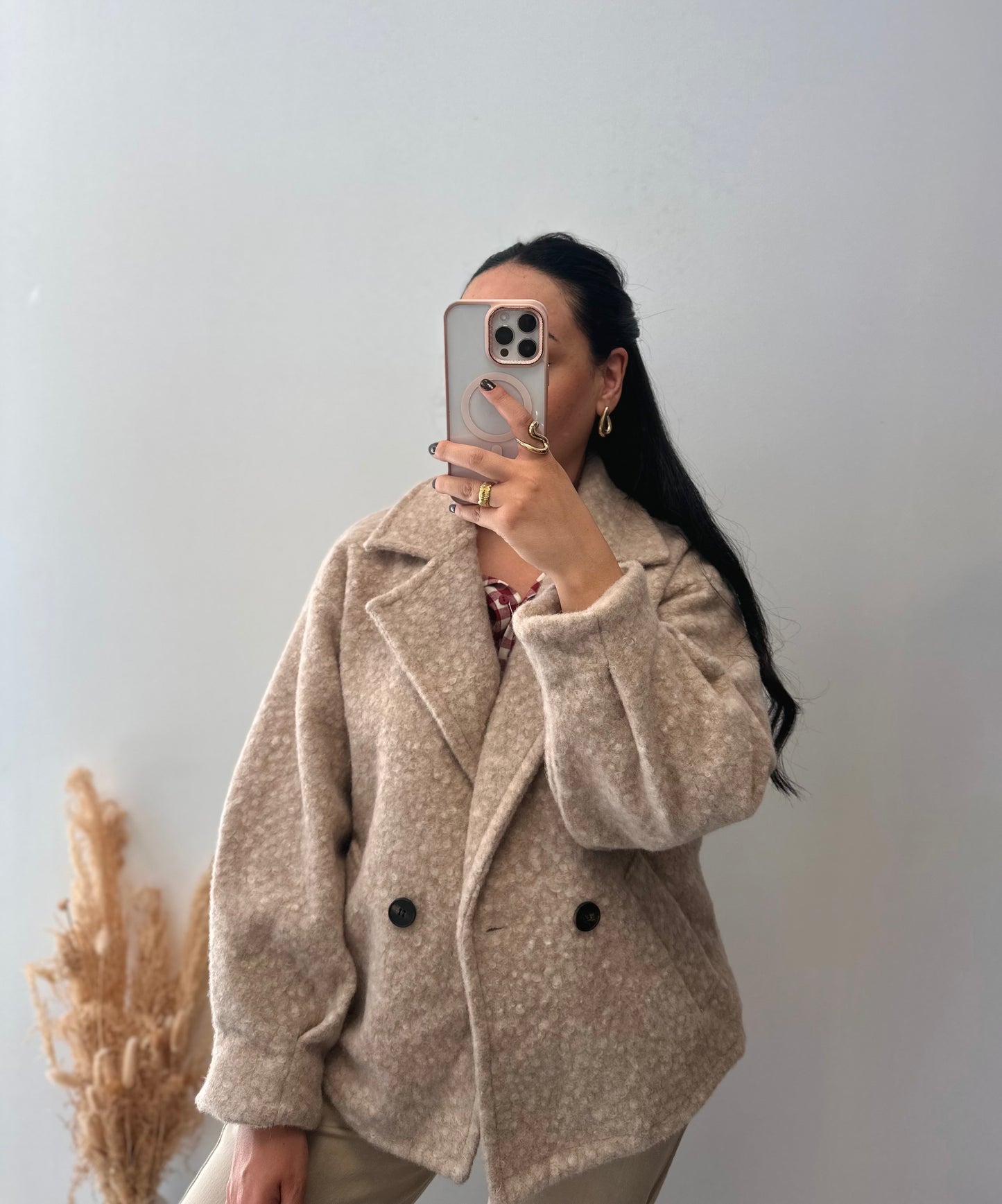 Manteau court en laine - ALBA