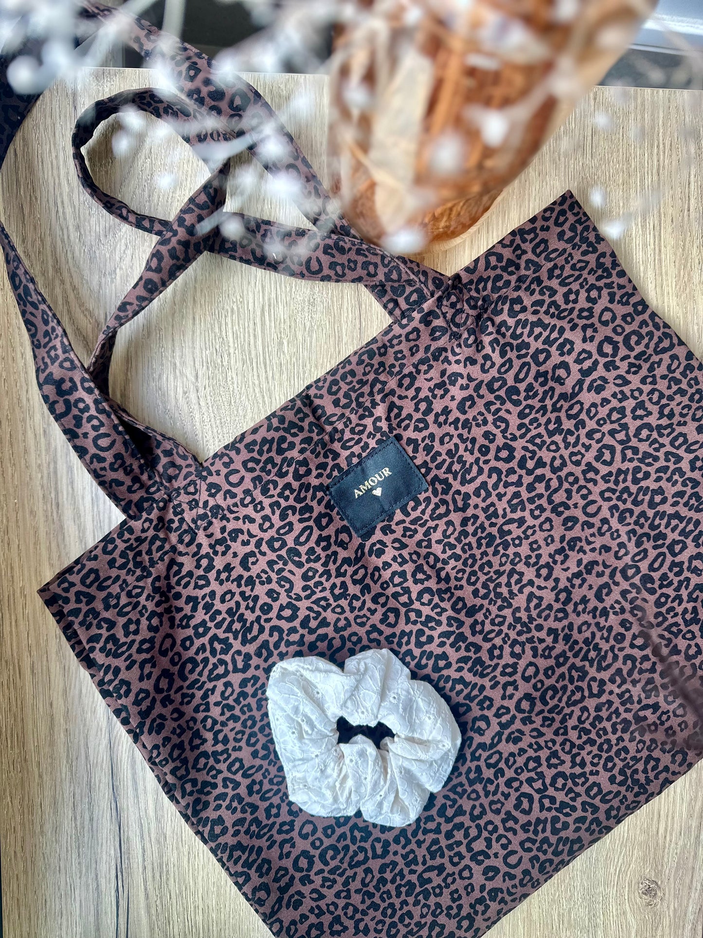 Sac tote bag léopard - AMOUR