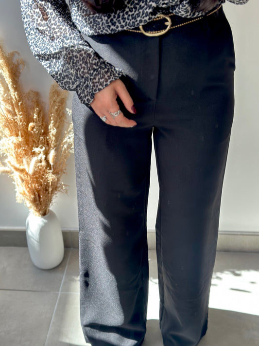 Pantalon fluide habillé noir