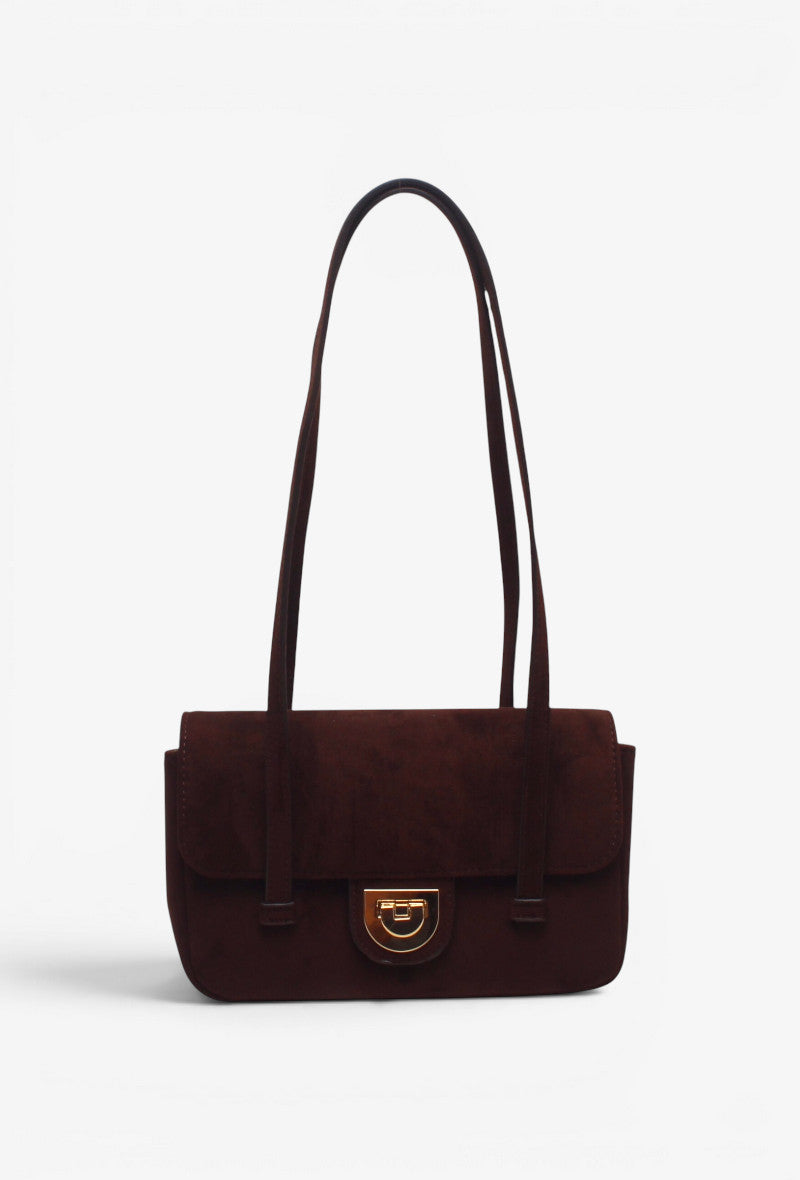 Sac épaule suédine