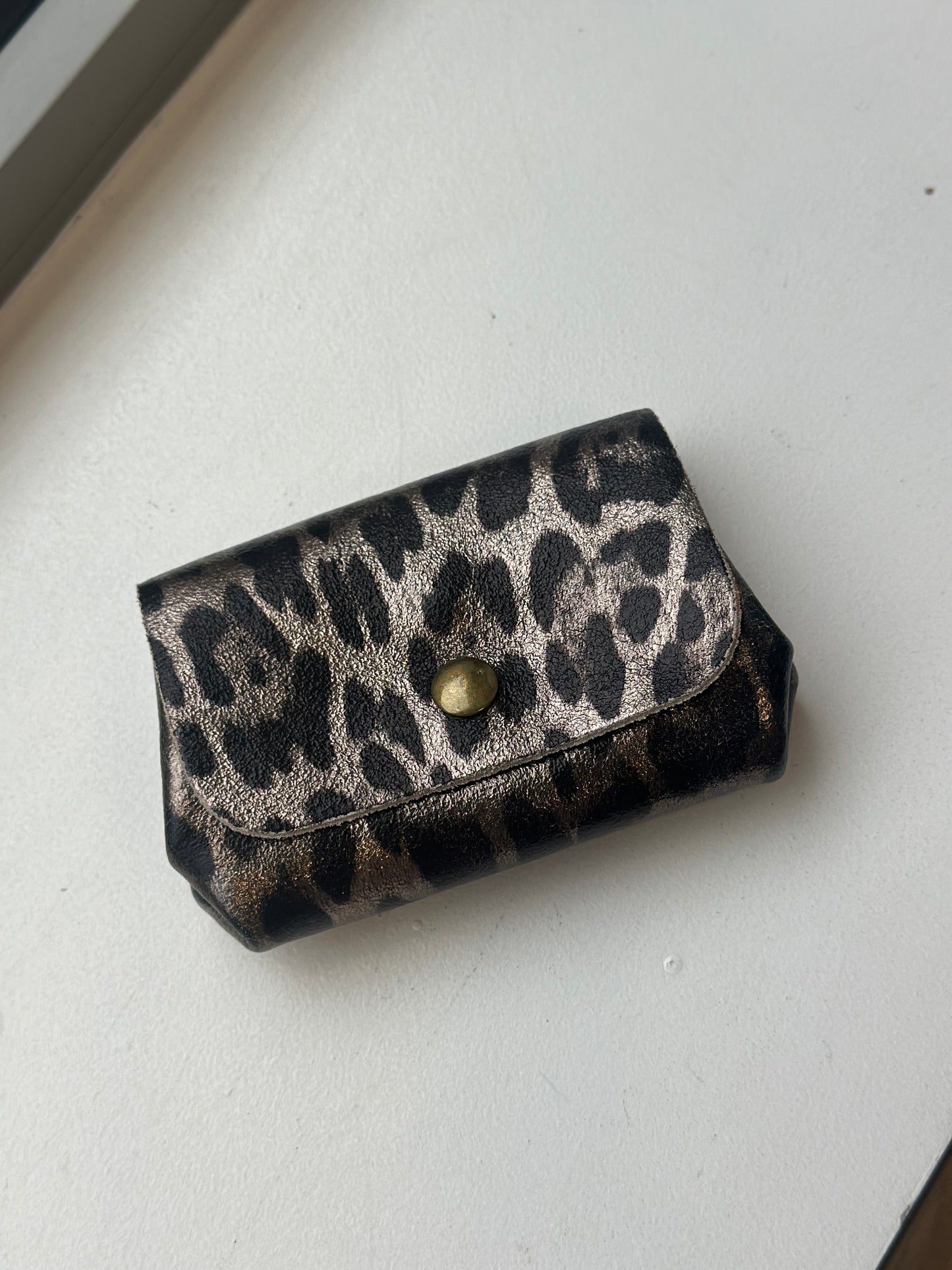 Petit porte-monnaie en cuir