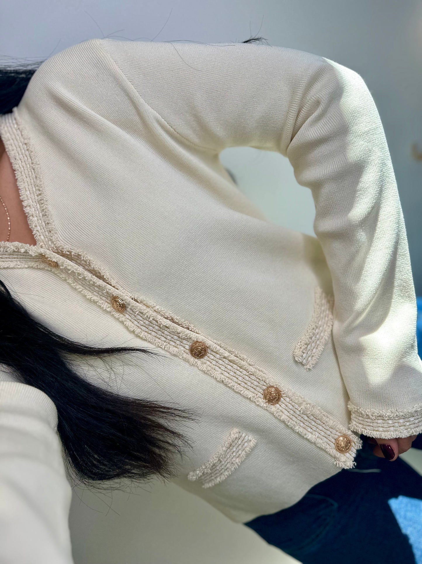 Cardigan à details - CONSTANCE