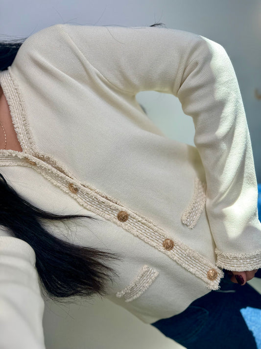 Cardigan à details - CONSTANCE