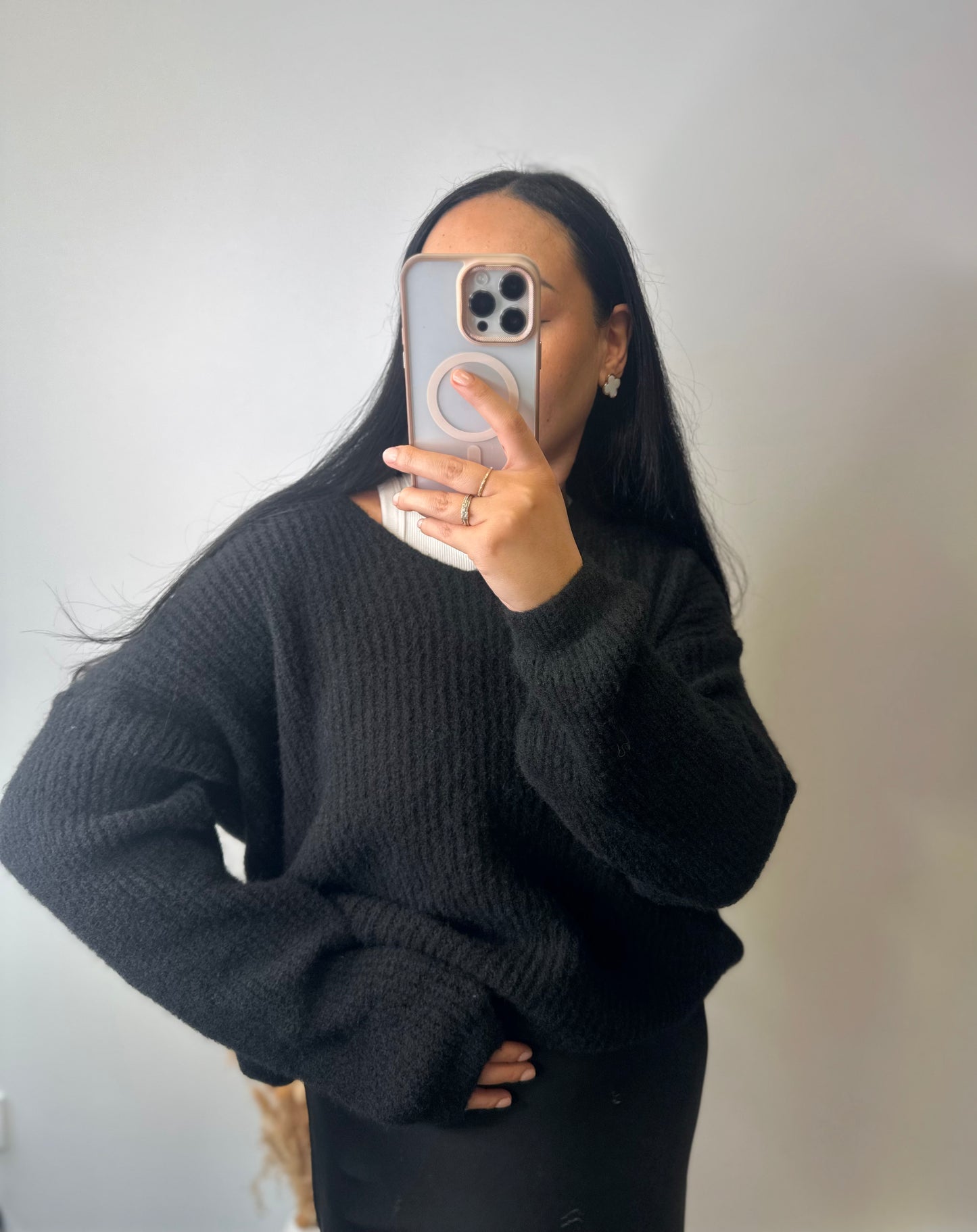 Pull doux manches boules - MAYA