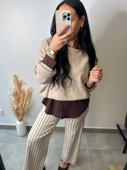 La chemise parfaite chocolat