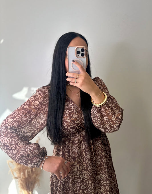 Robe à motifs fleuries - CHLOÉ