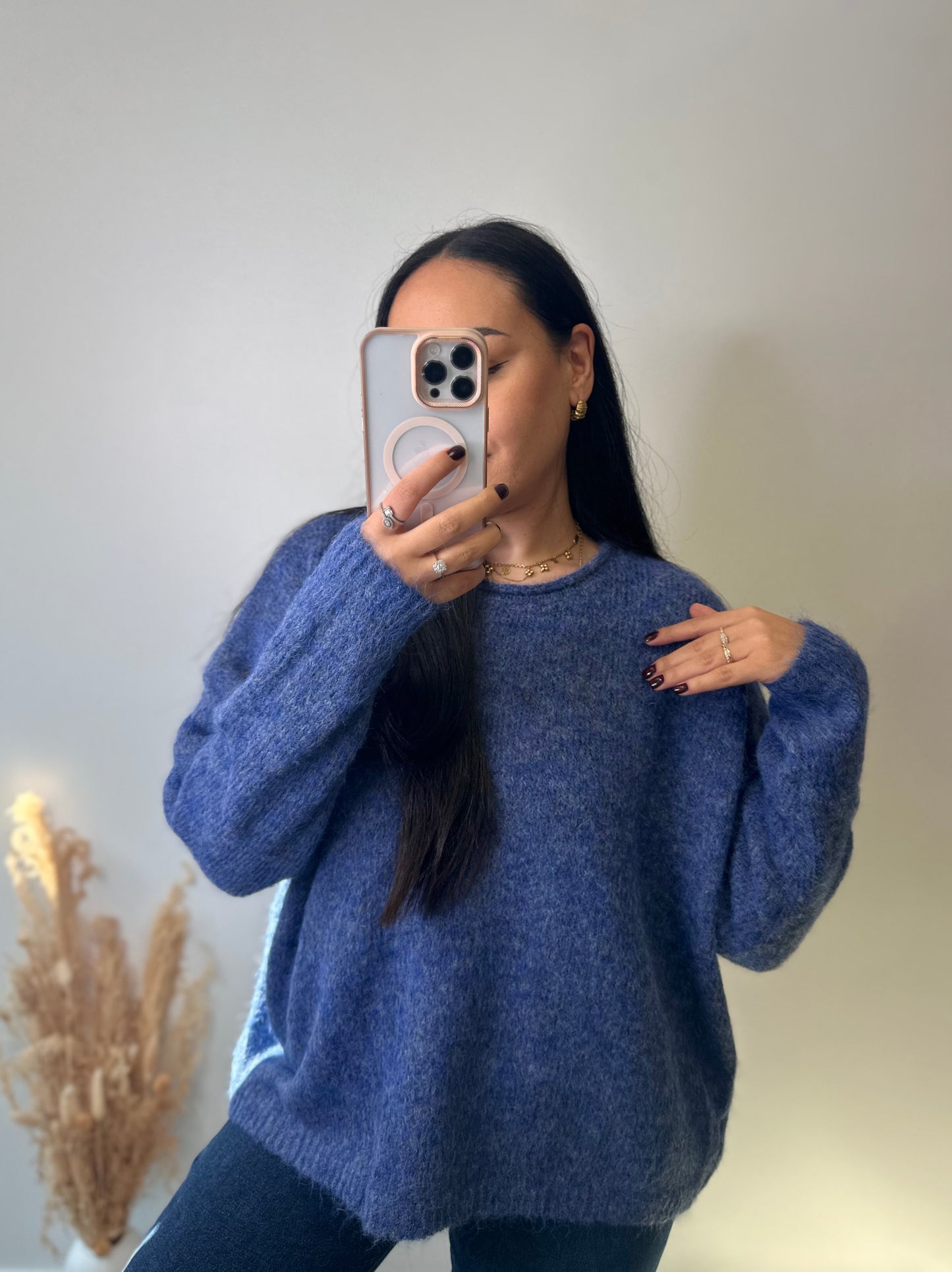 Pull cocooning bleu - MAÏA