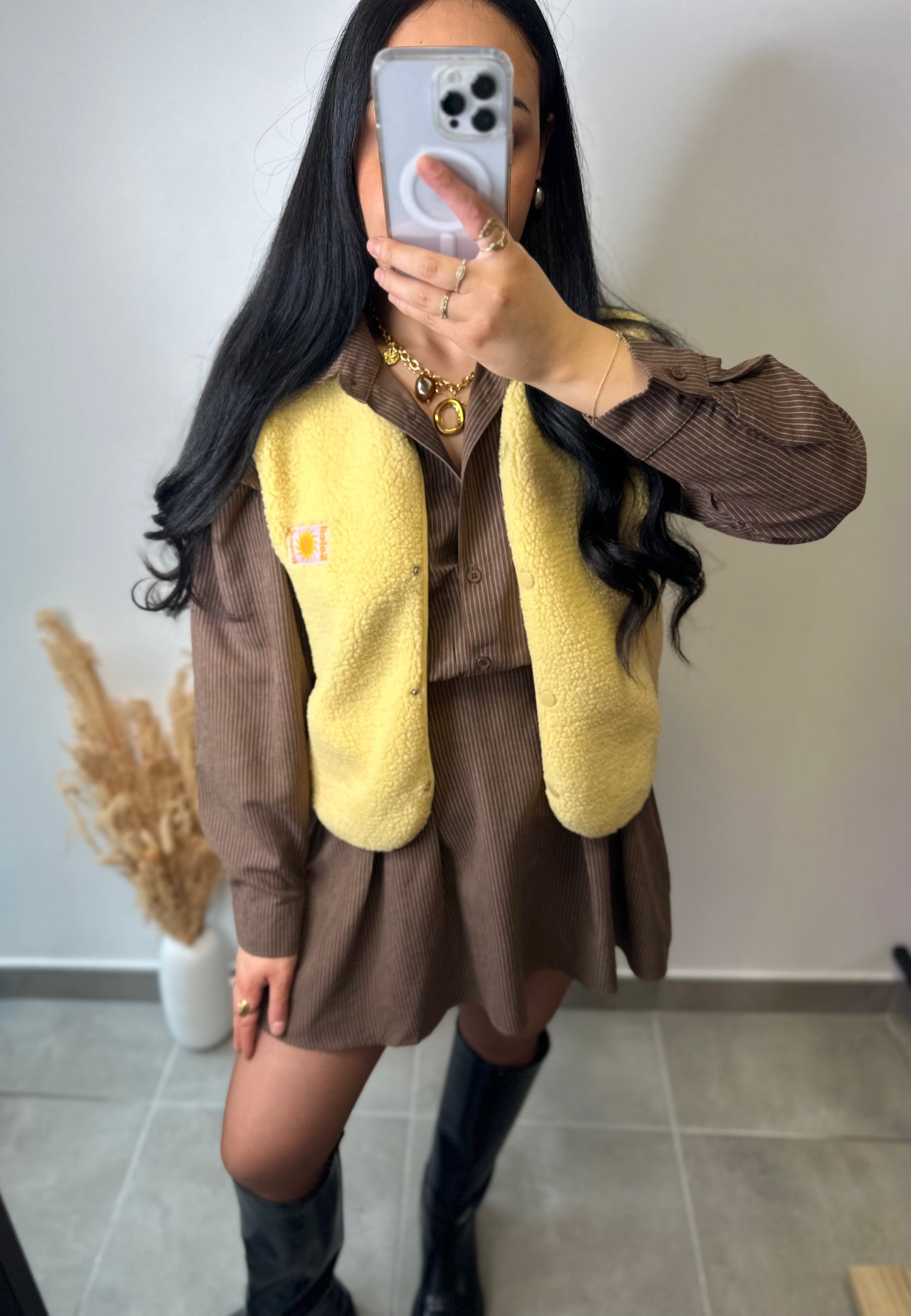 Gilet jaune Teddy - LOUISE