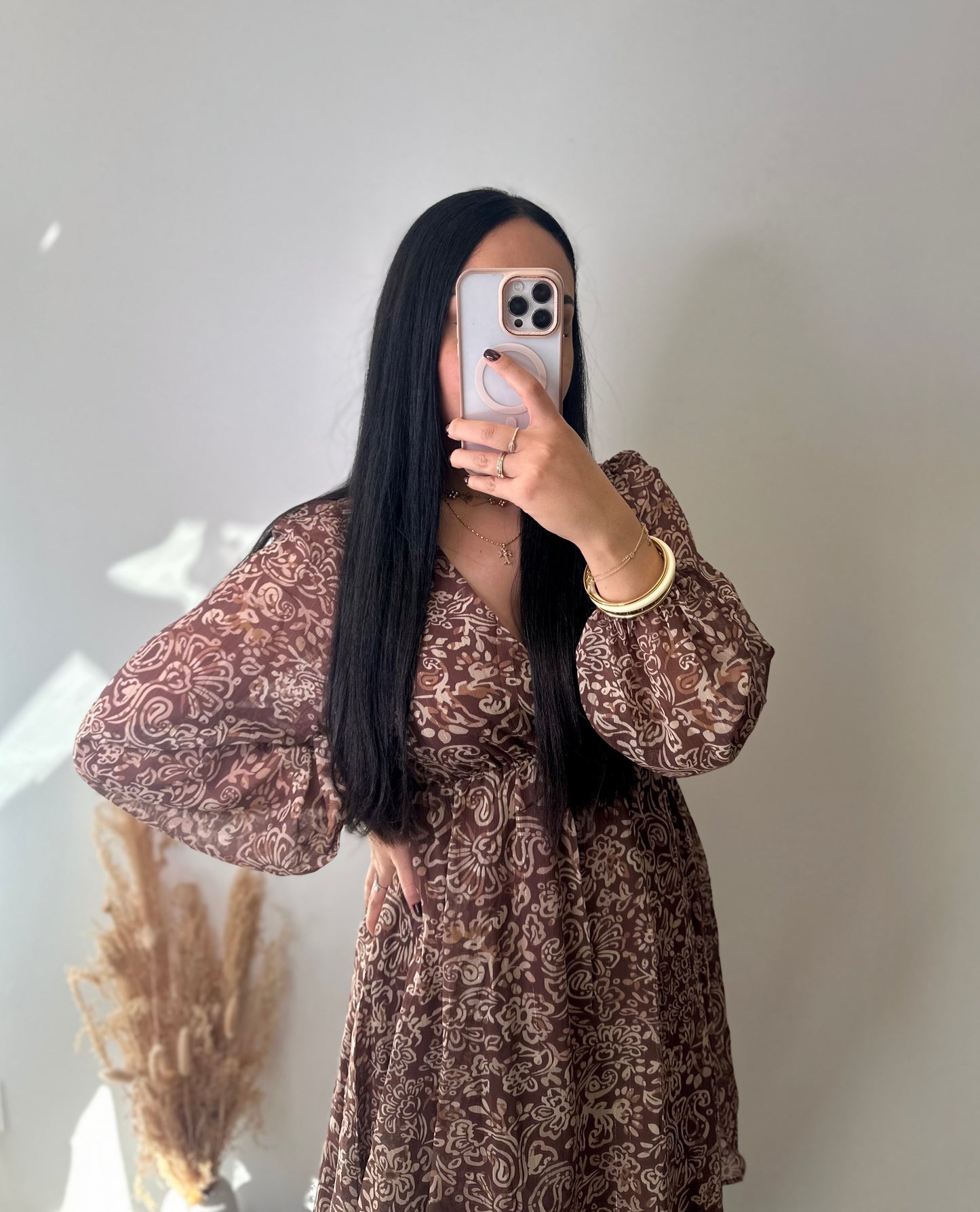 Robe à motifs fleuries - CHLOÉ