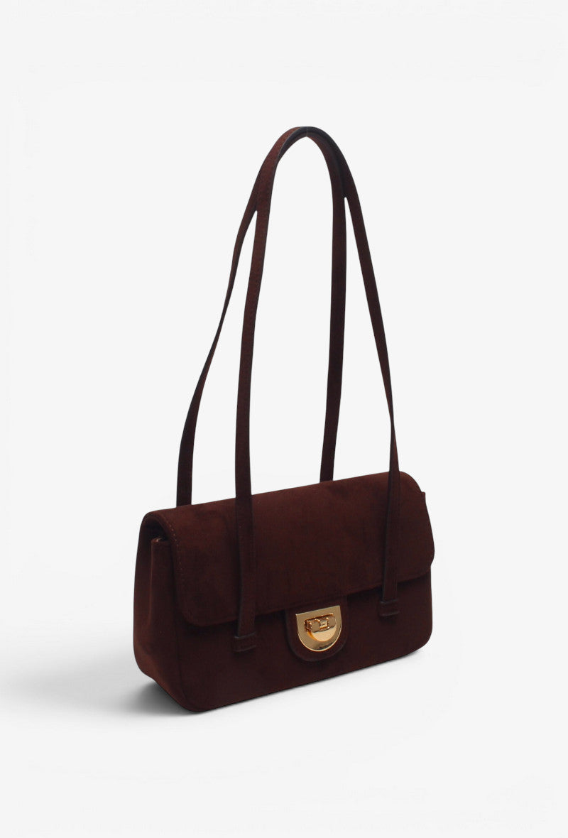 Sac épaule suédine
