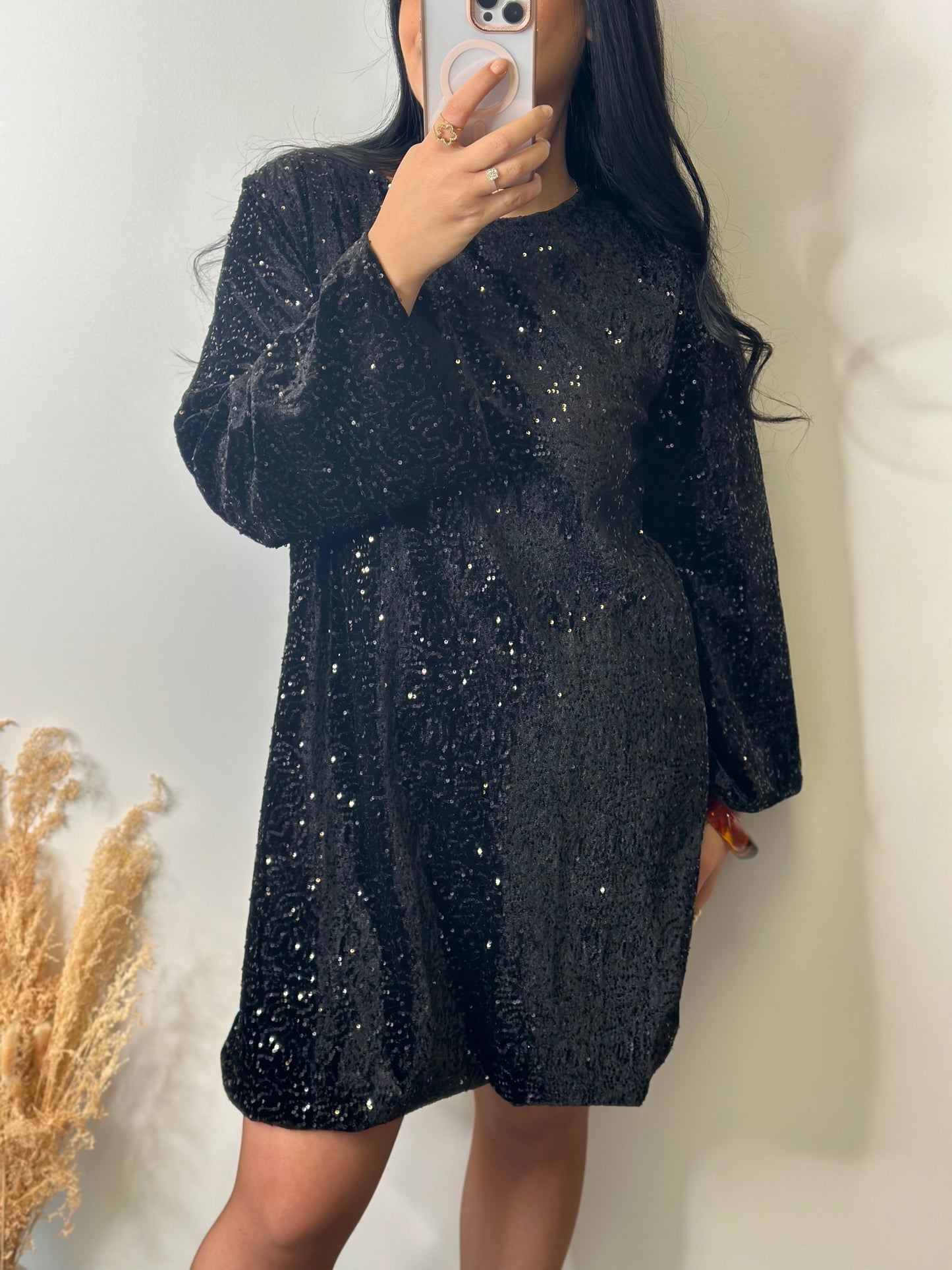 Robe courte à sequins - GLAM