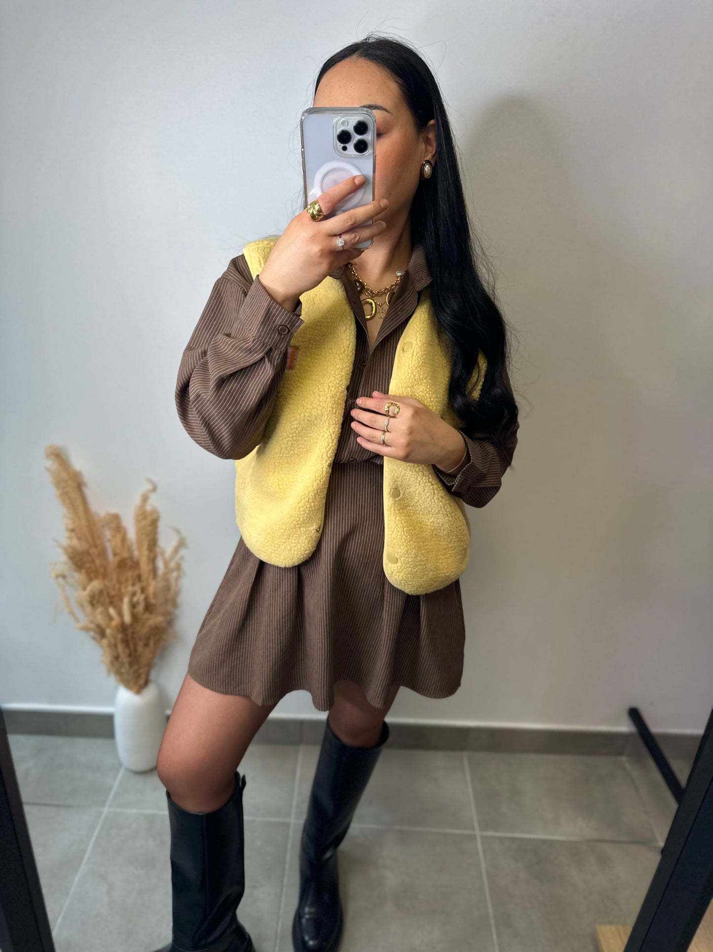Gilet jaune Teddy - LOUISE