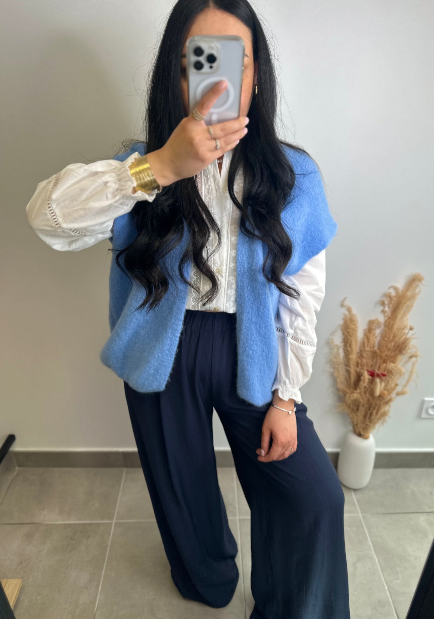 Gilet sans manches en alpaga - ALMA