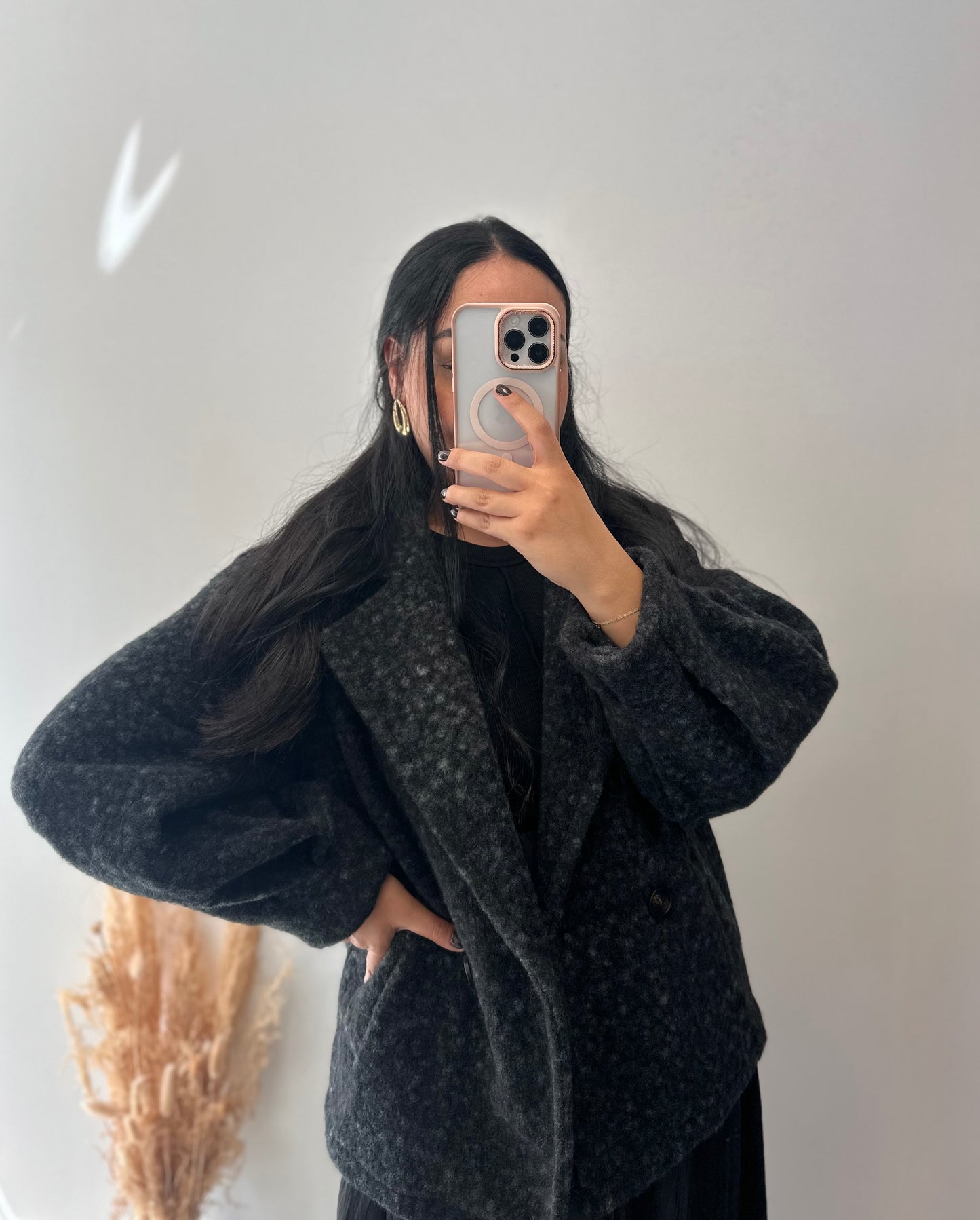 Manteau court en laine - ALBA