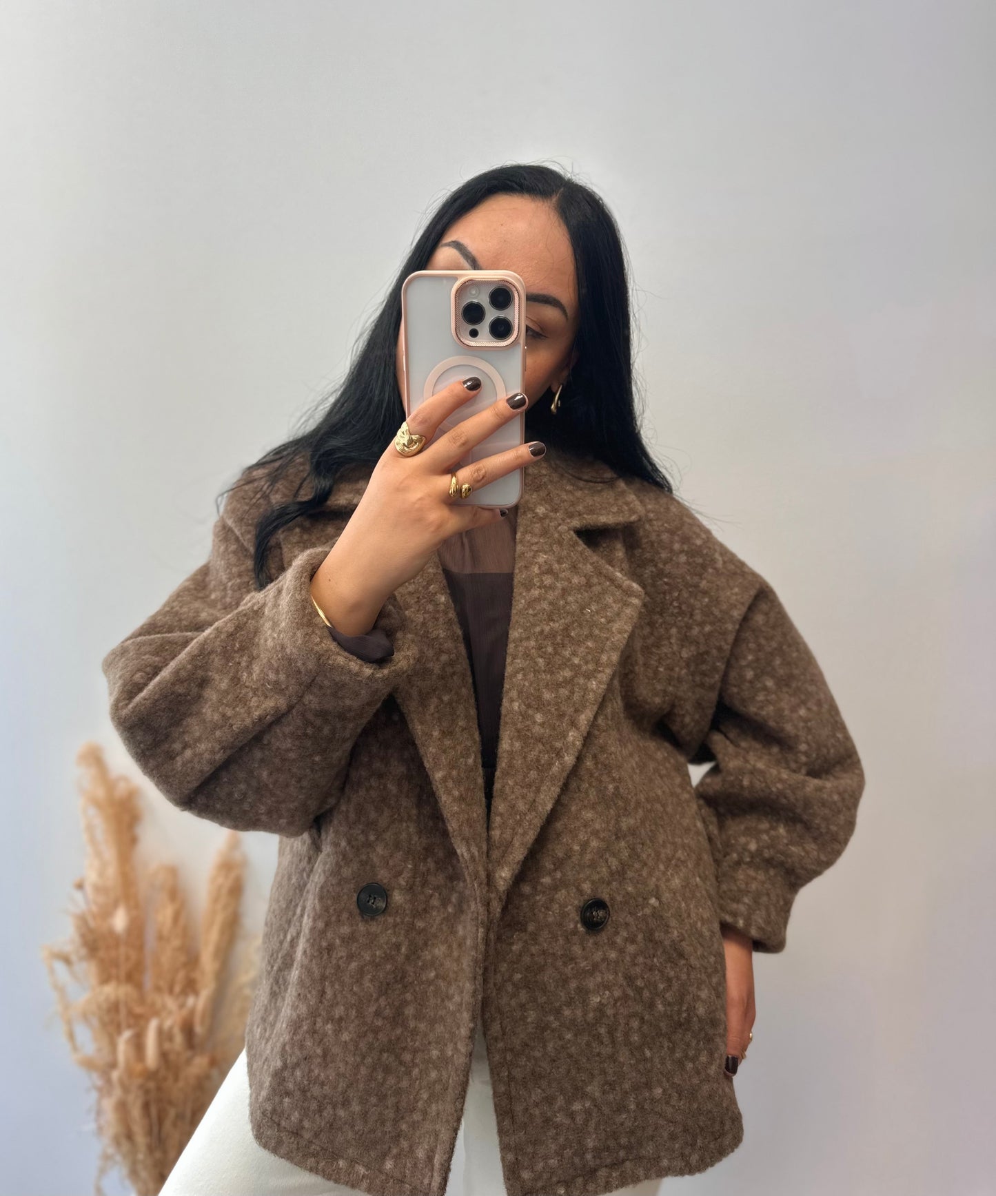 Manteau court en laine - ALBA