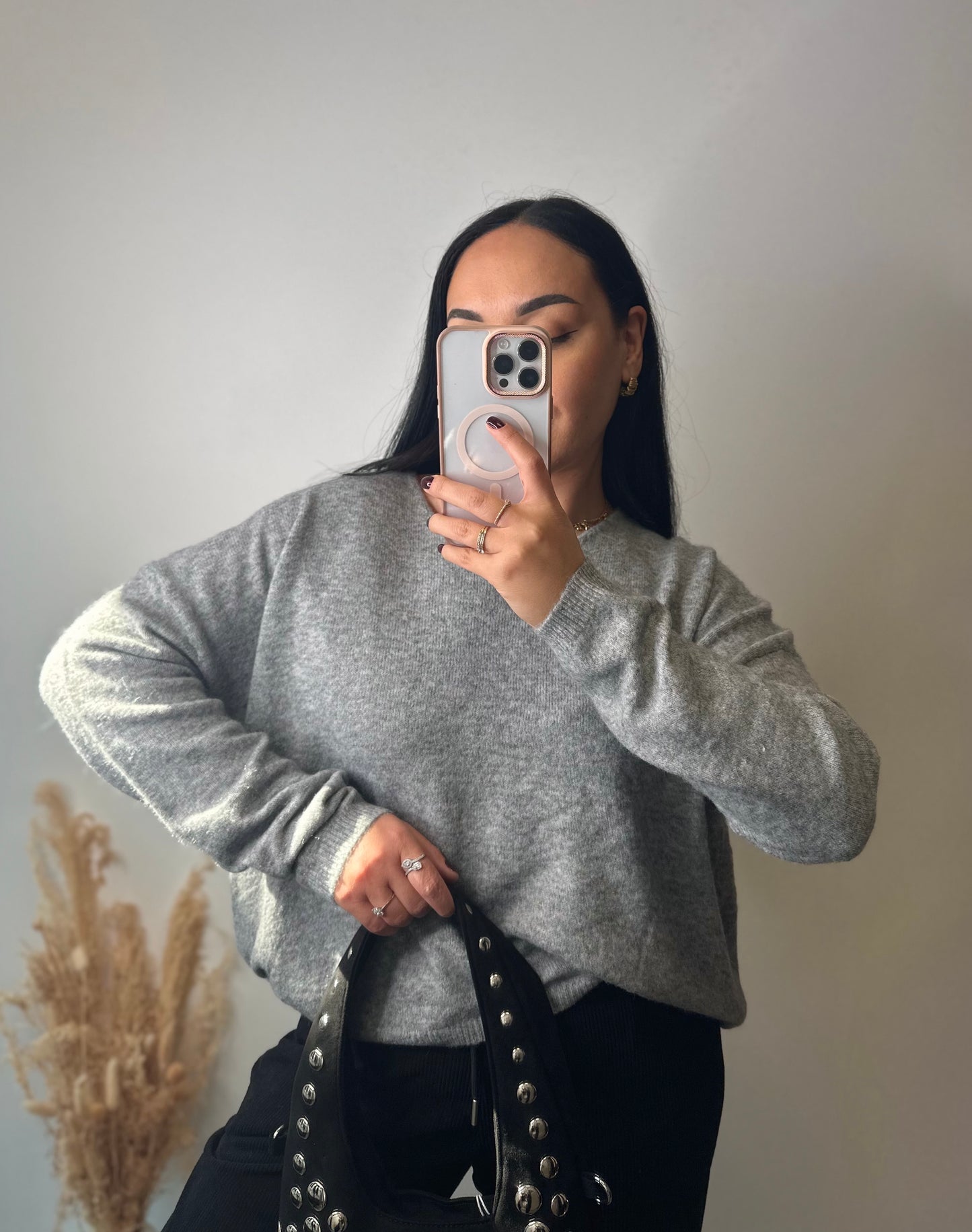 Pull gris foncé - DEBORAH