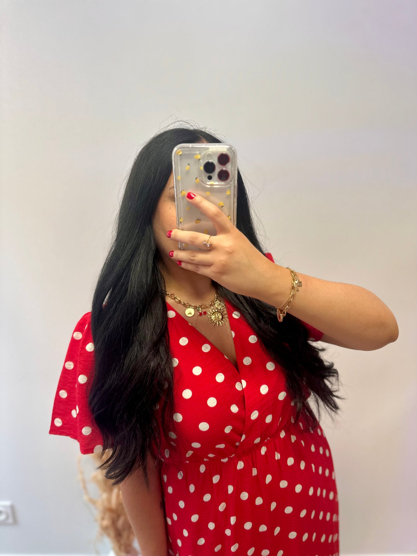 Robe rouge à poids  - LOU