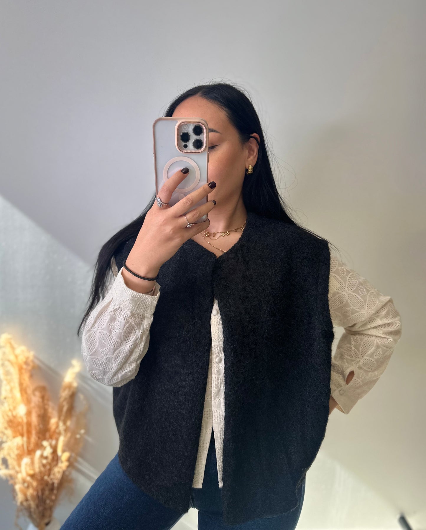 Gilet toucher doux oversize - MANON