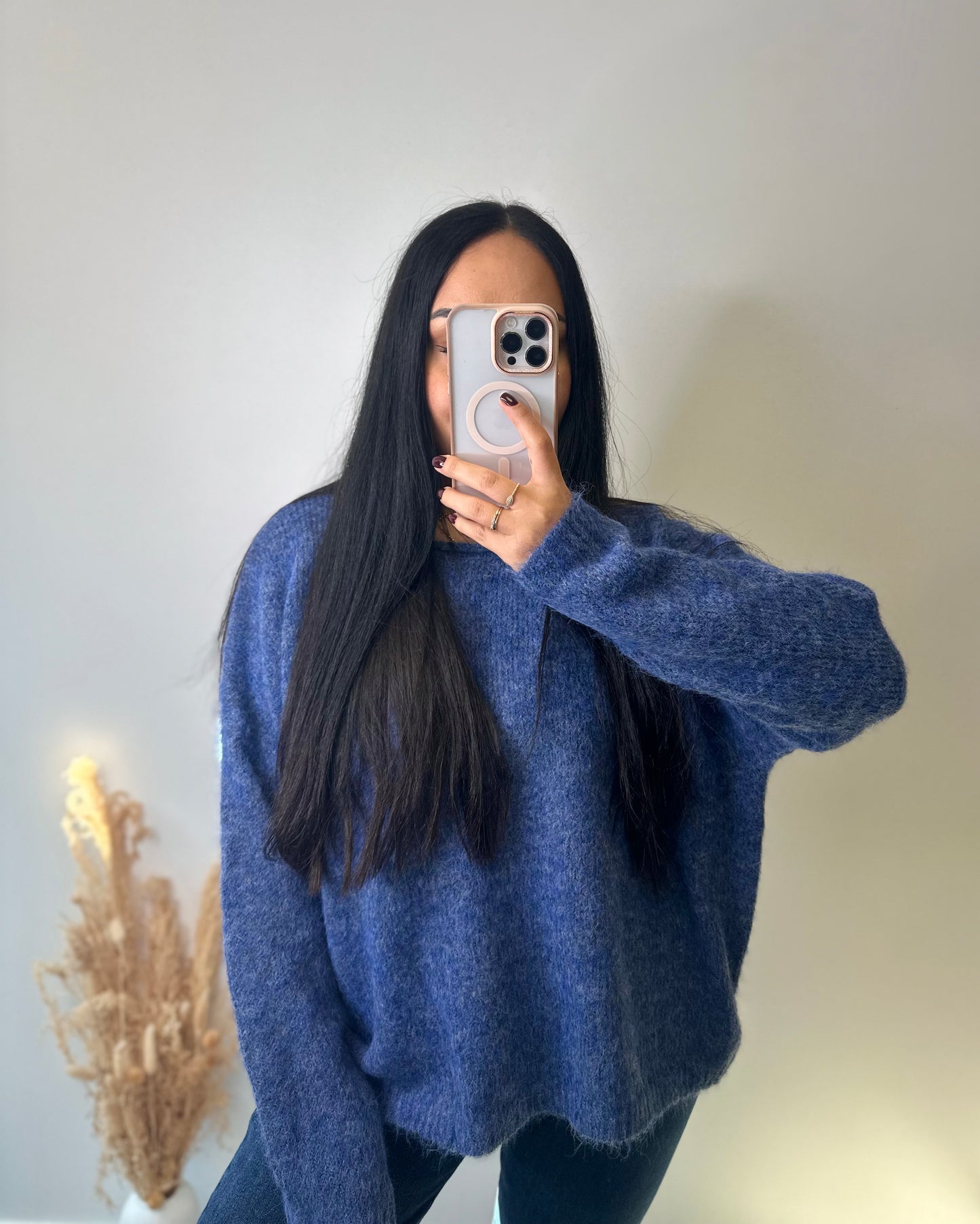 Pull cocooning bleu - MAÏA