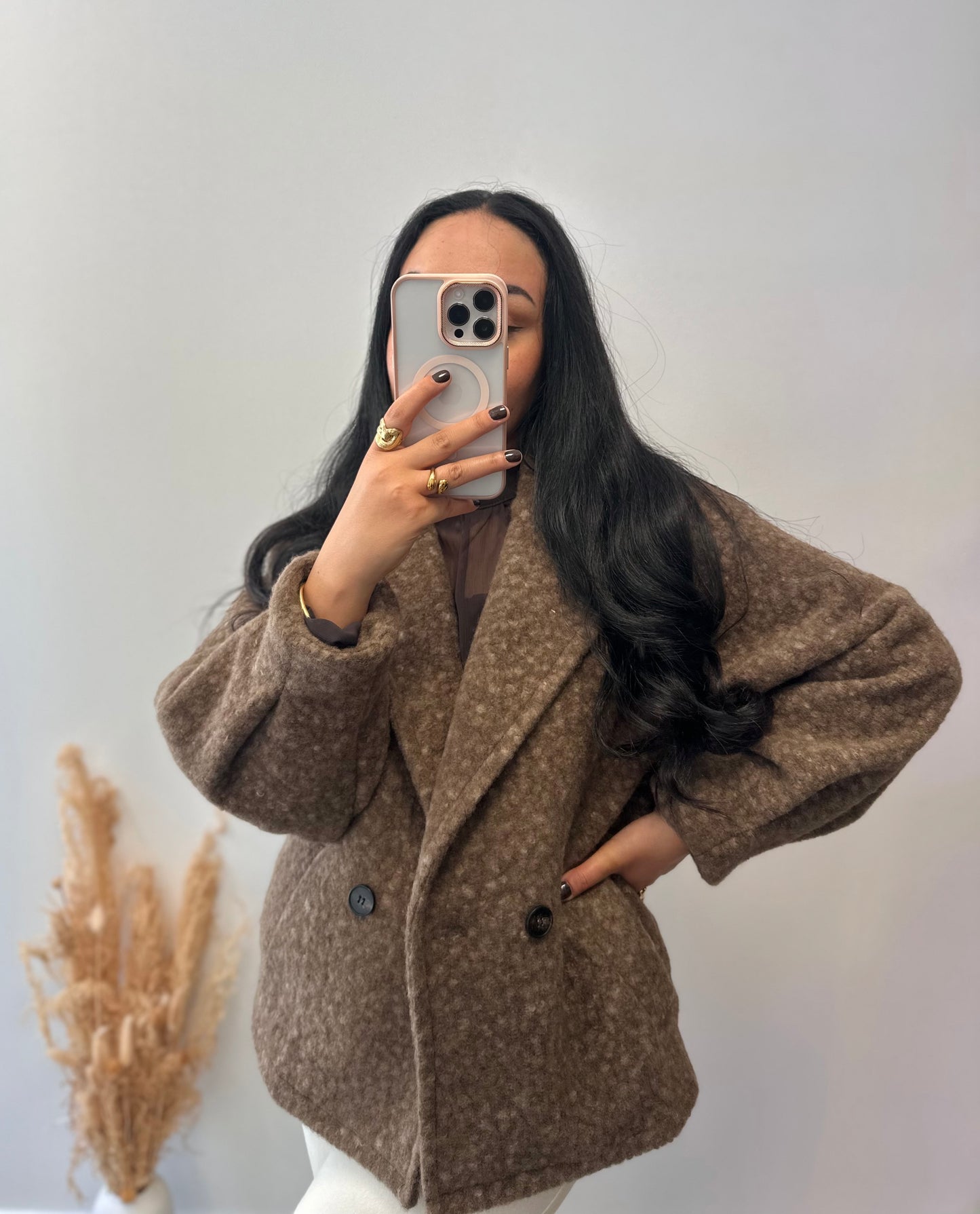 Manteau court en laine - ALBA