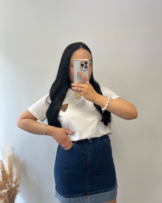 Round neck t-shirt - HEART