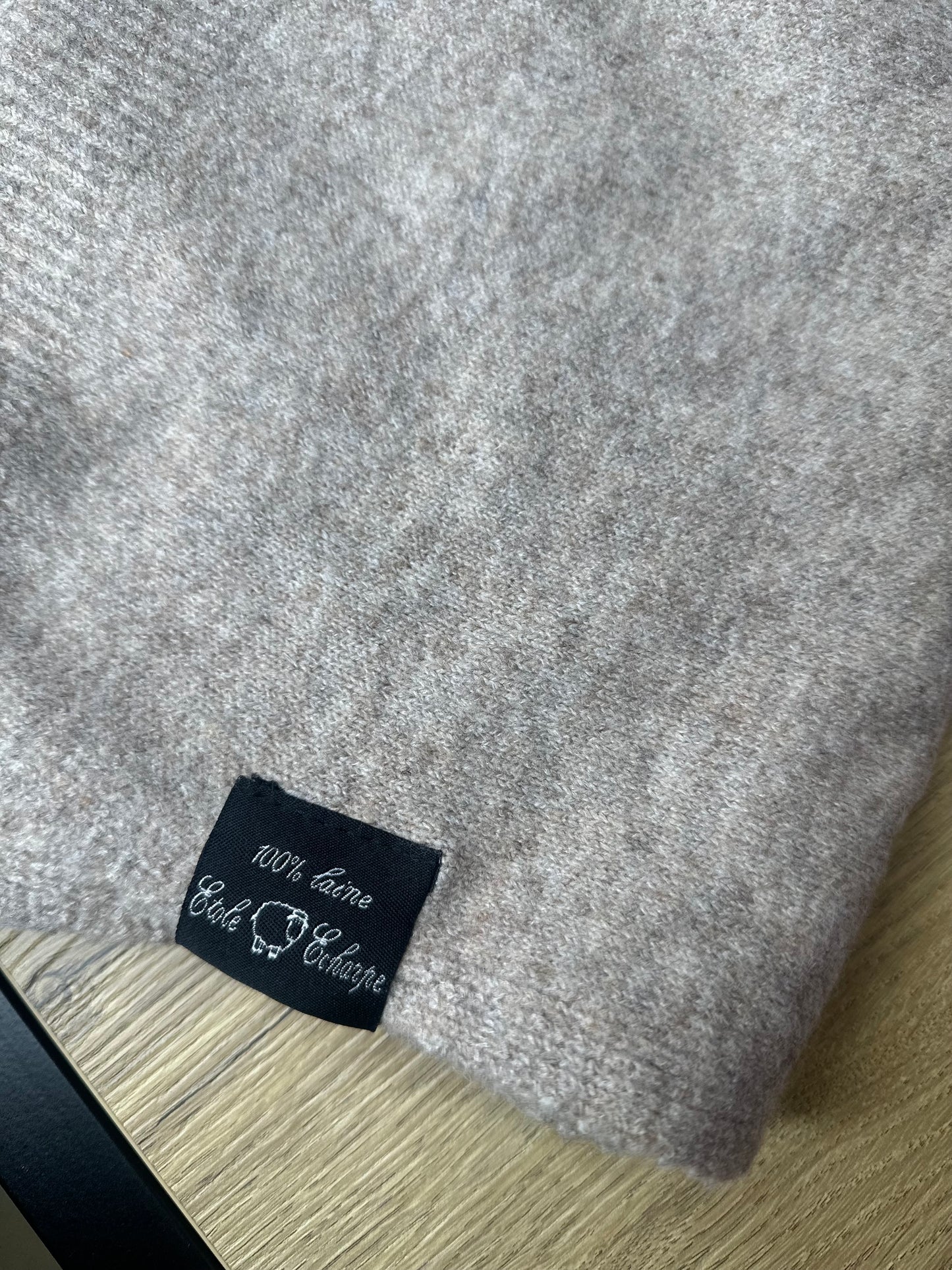 Écharpe épaisse 100% laine