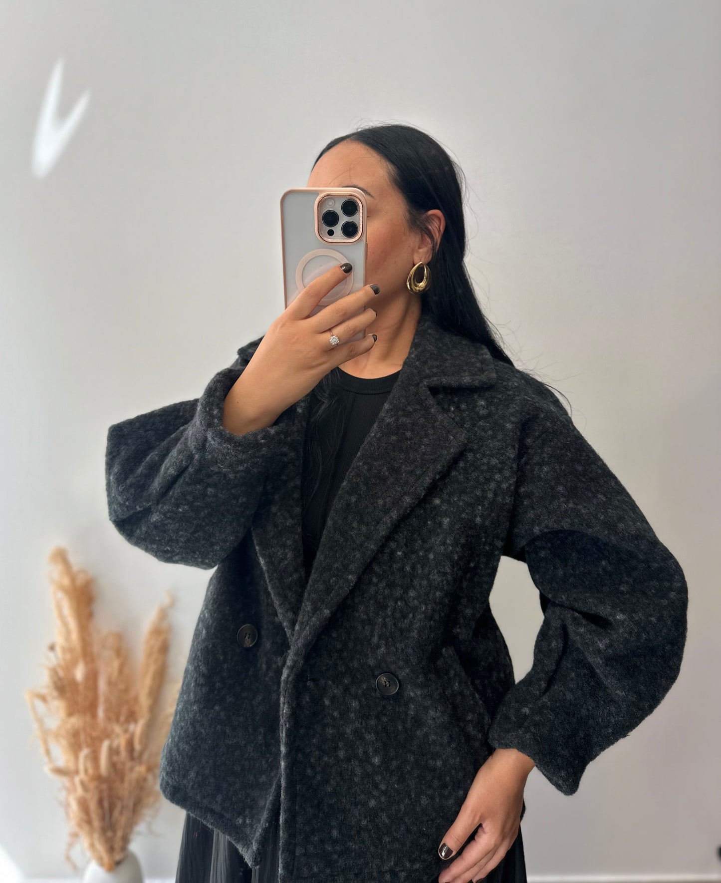 Manteau court en laine - ALBA