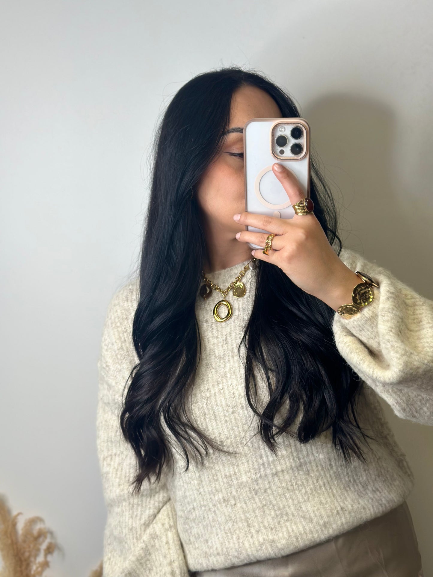 Pull écru chiné - AMBRE