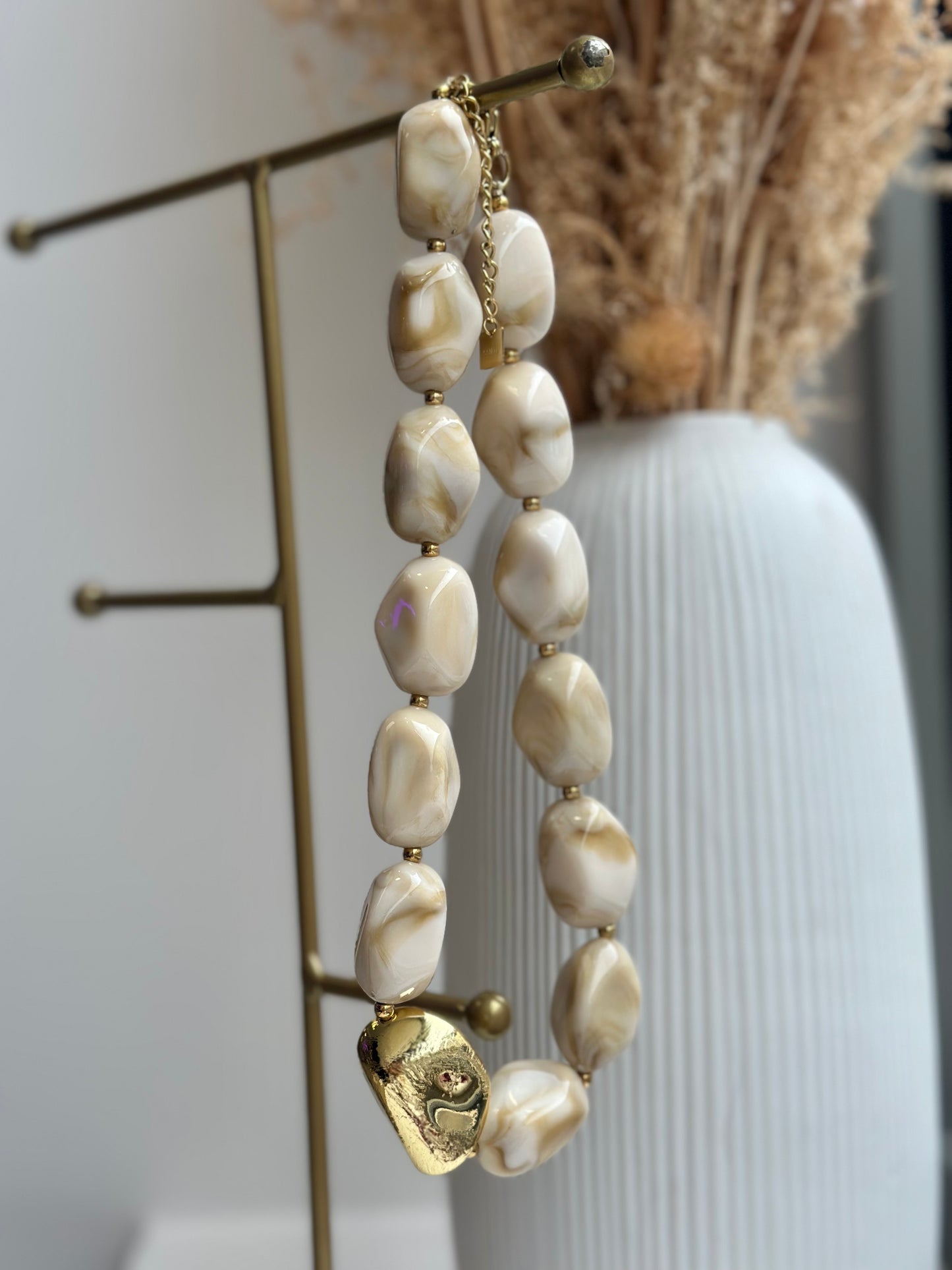 Collier à pierres colorées - GABRIELLE