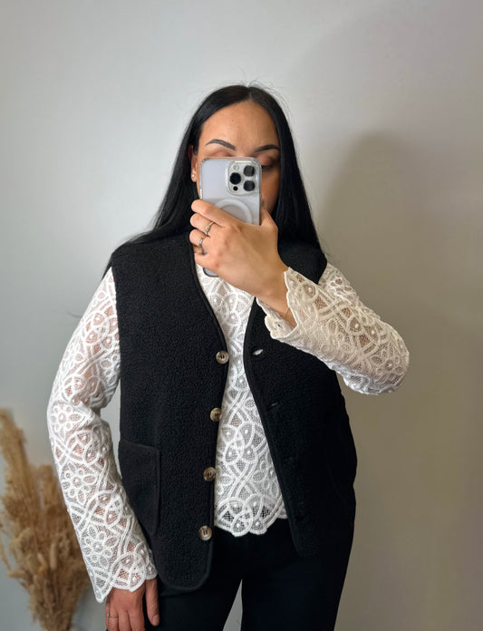 Gilet noir Teddy - JADE