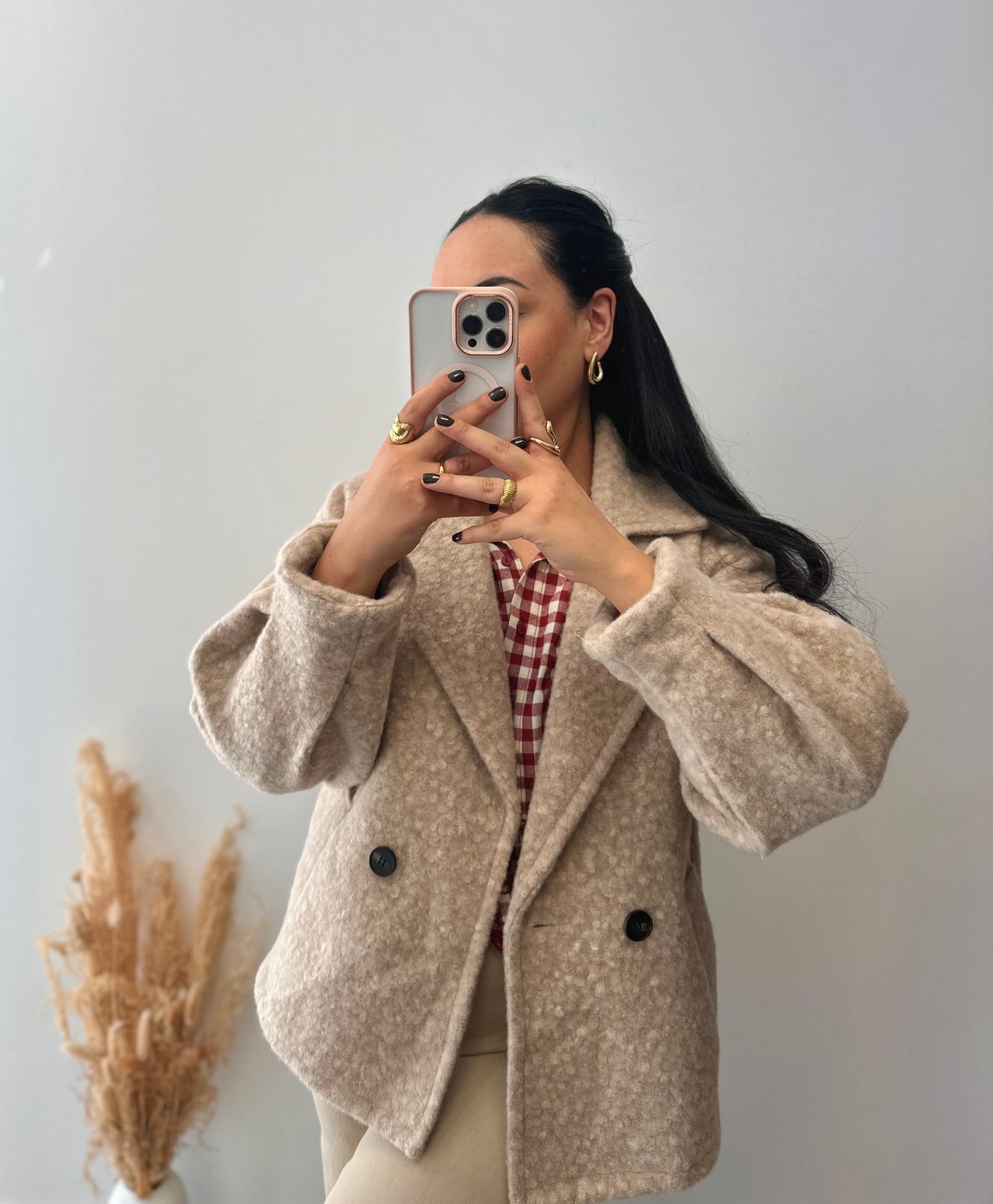 Manteau court en laine - ALBA