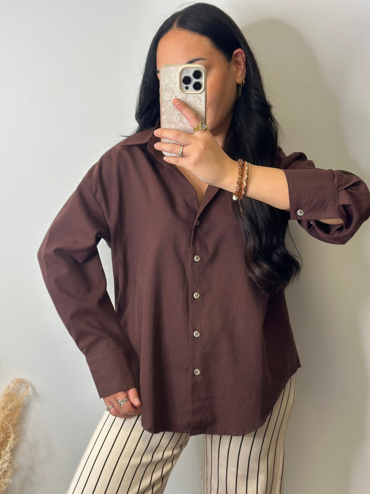 La chemise parfaite chocolat