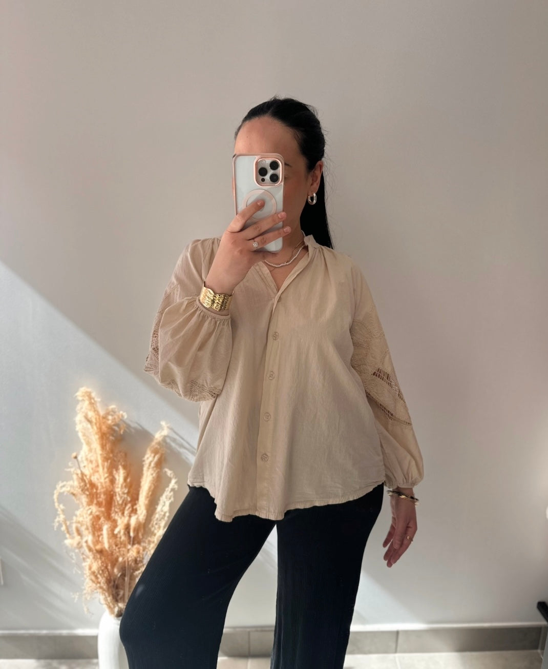 Pantalon en crépon - MAYA