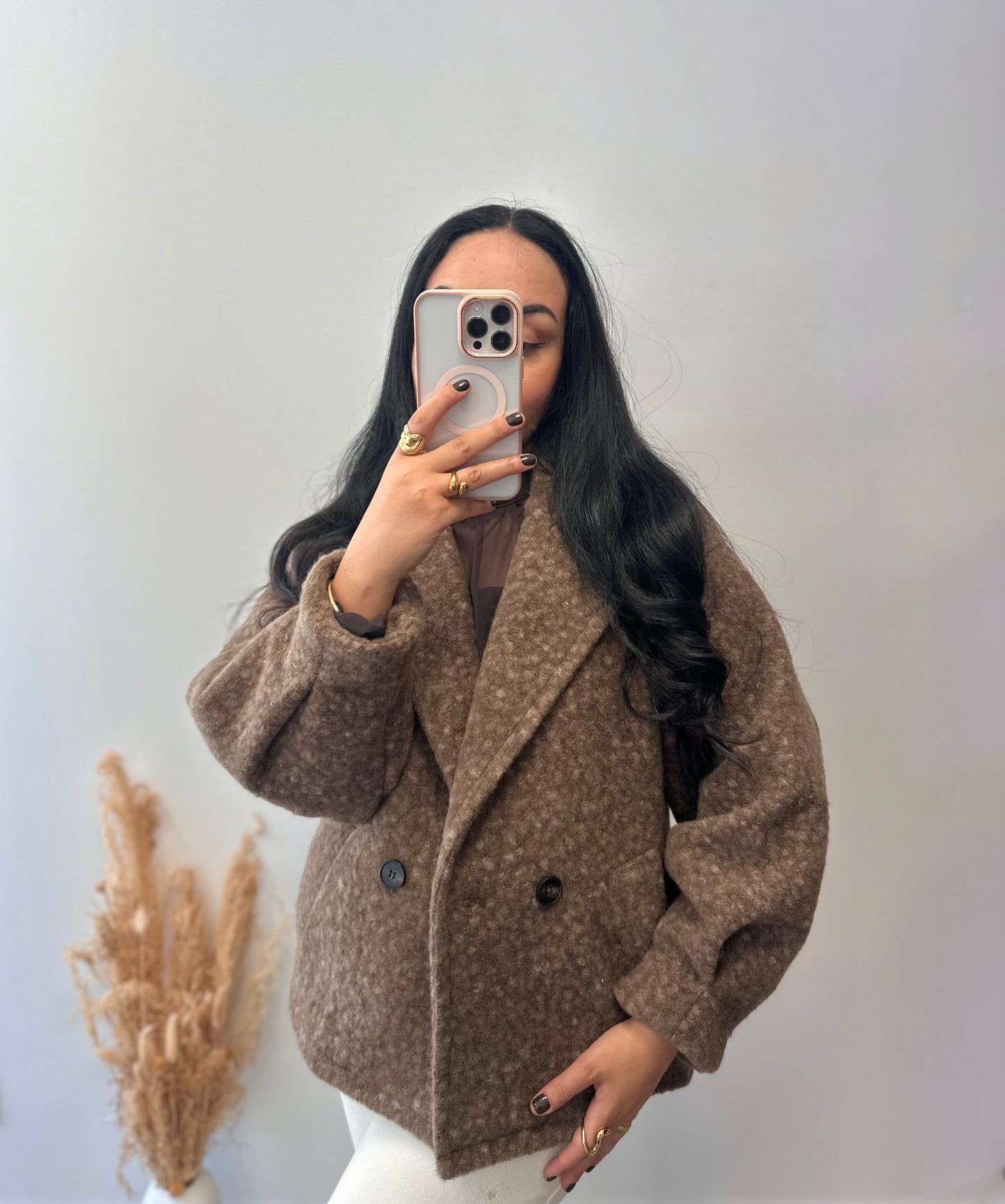 Manteau court en laine - ALBA