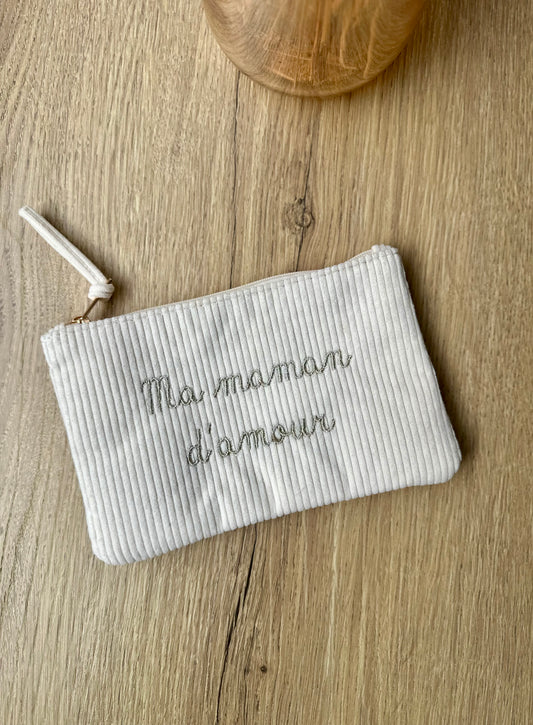 Pochette à inscriptions - MAMAN