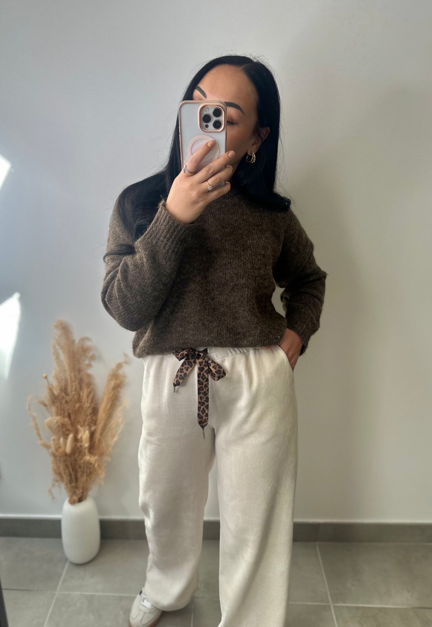 Pantalon décontracté léopard - LÉONIE