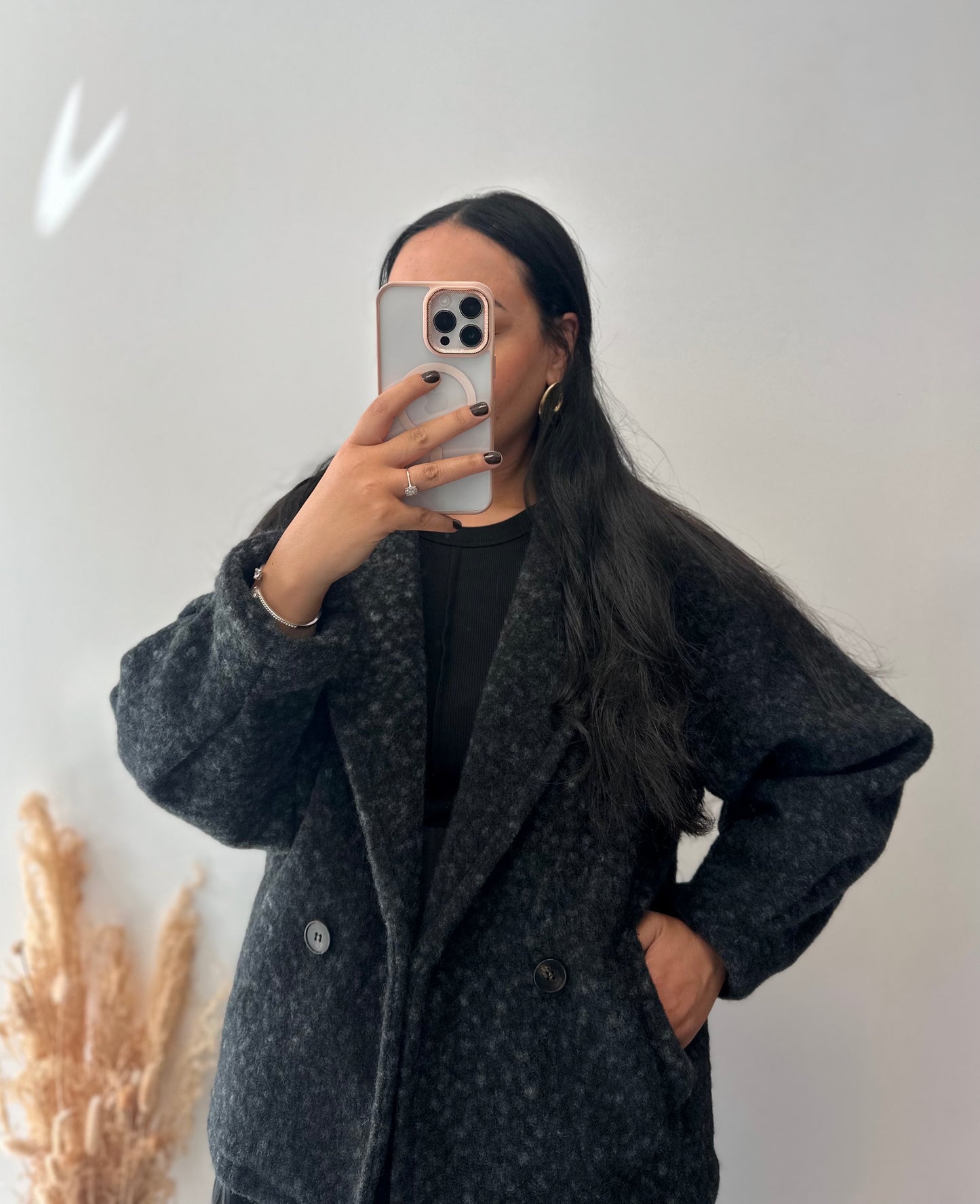 Manteau court en laine - ALBA