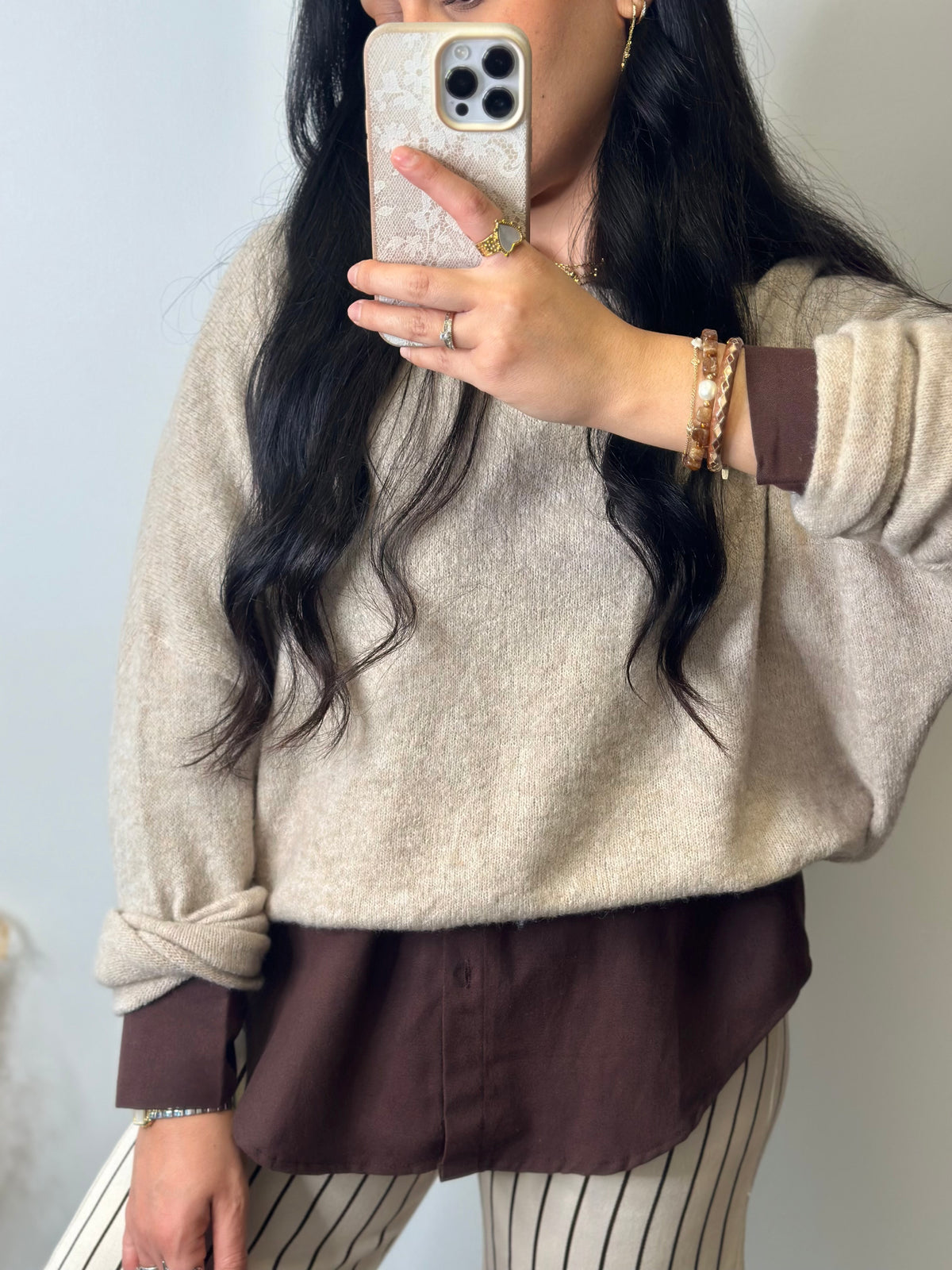 La chemise parfaite chocolat