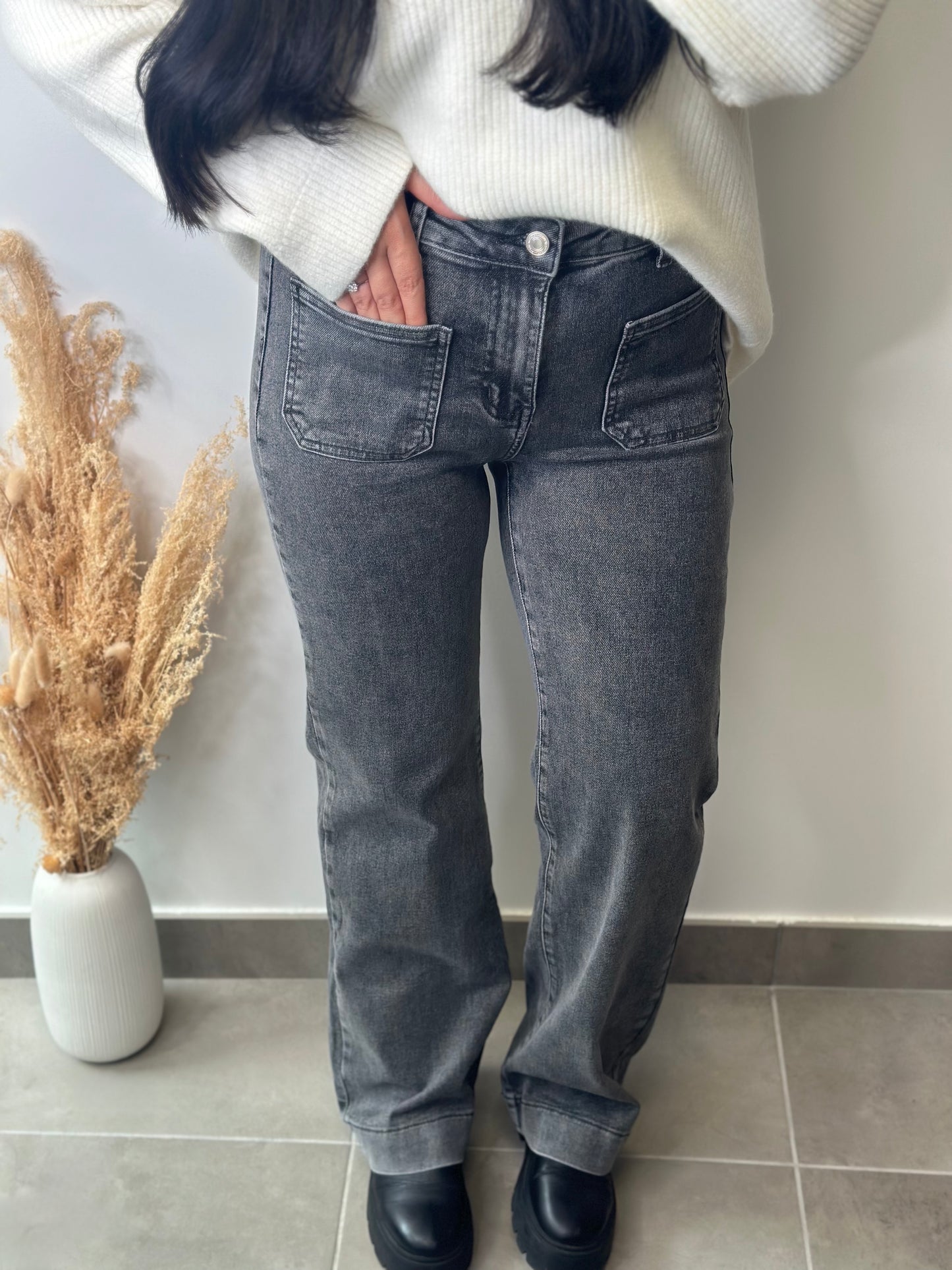 Jean flare à poches - LOUISE