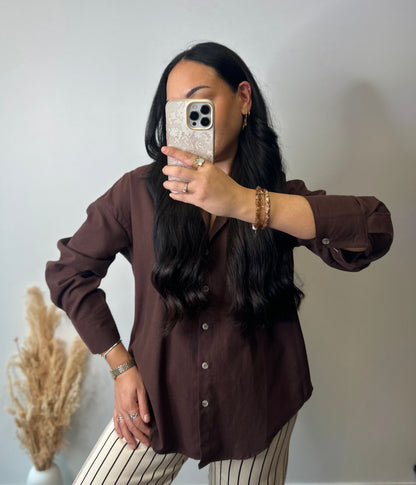 La chemise parfaite chocolat