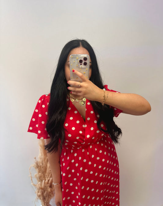 Robe rouge à poids  - LOU