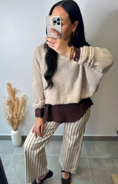 La chemise parfaite chocolat