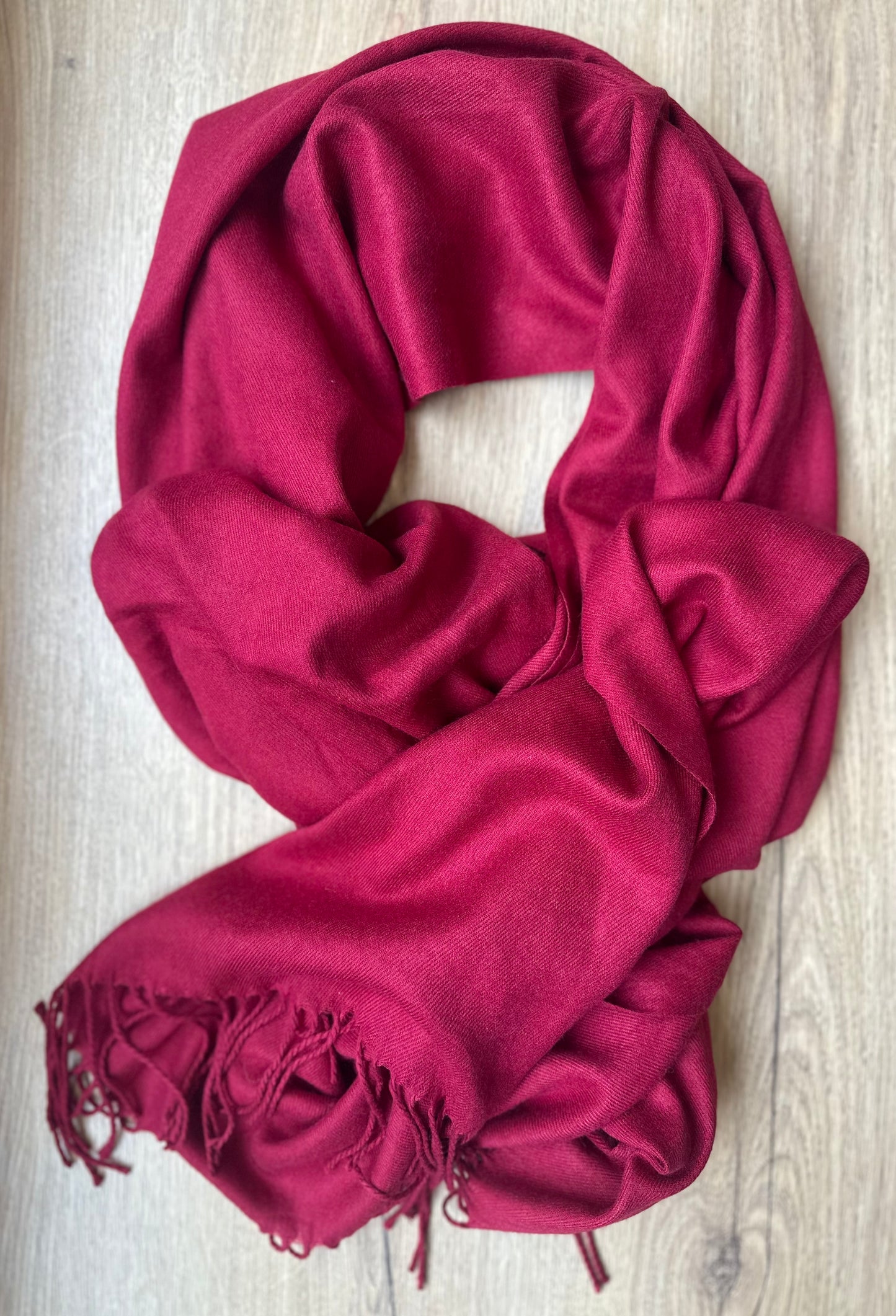 Écharpe en cachemire à franges