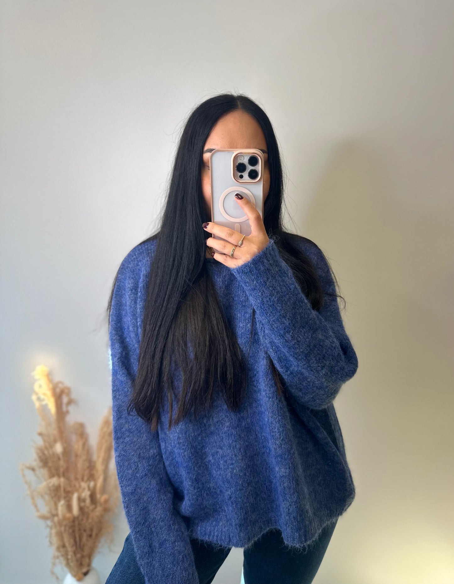 Pull cocooning bleu - MAÏA