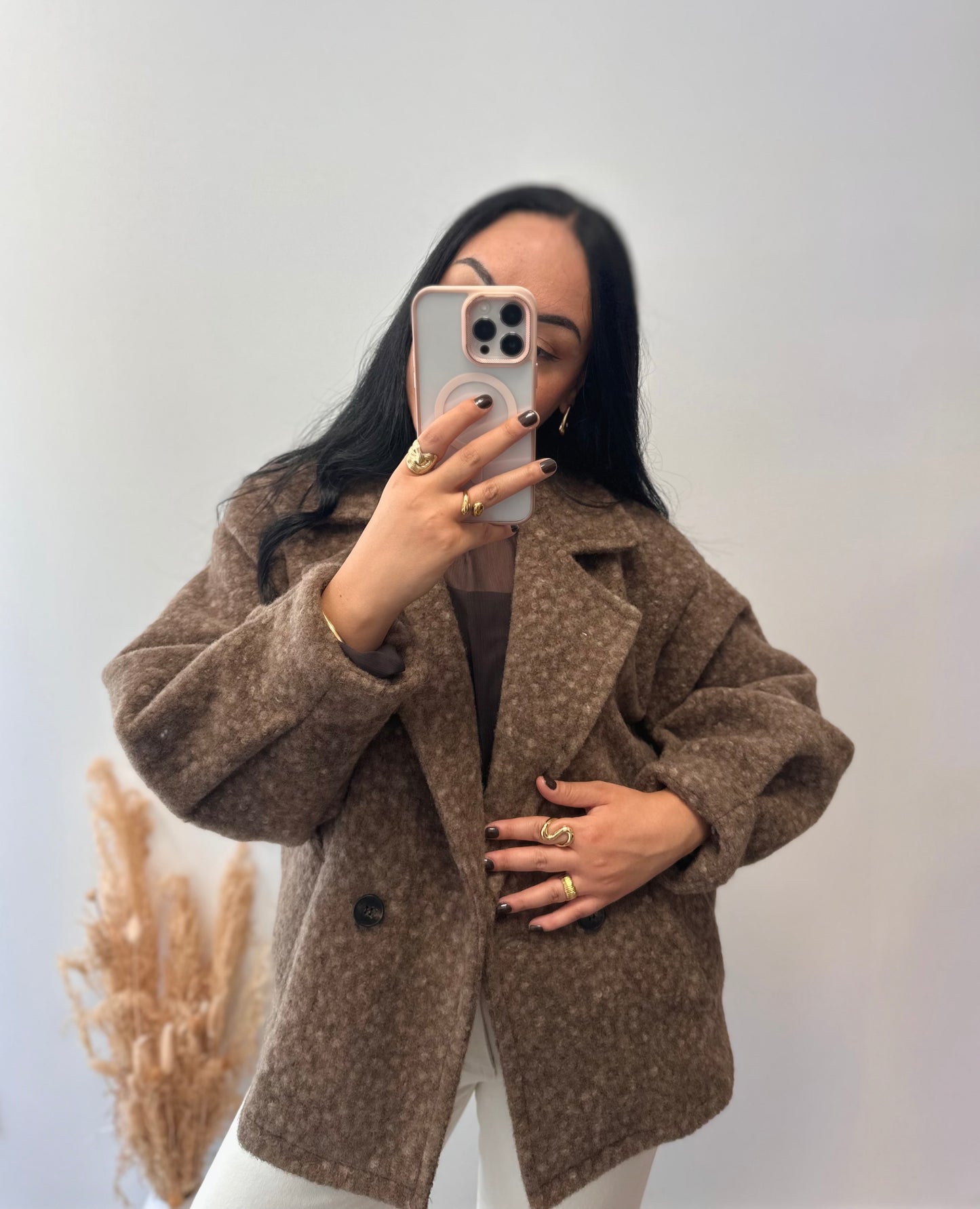 Manteau court en laine - ALBA