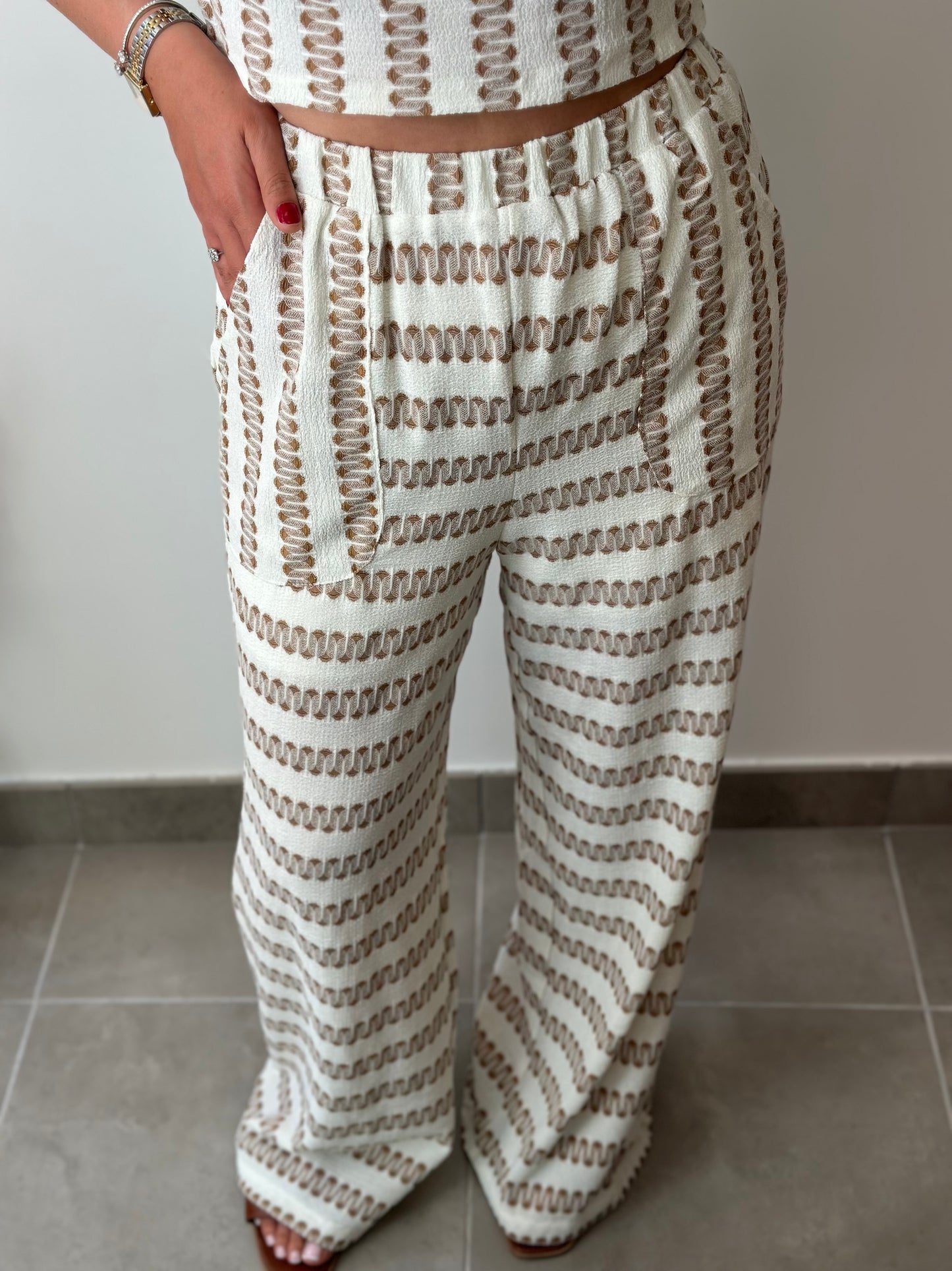 Ensemble à motifs style combinaison