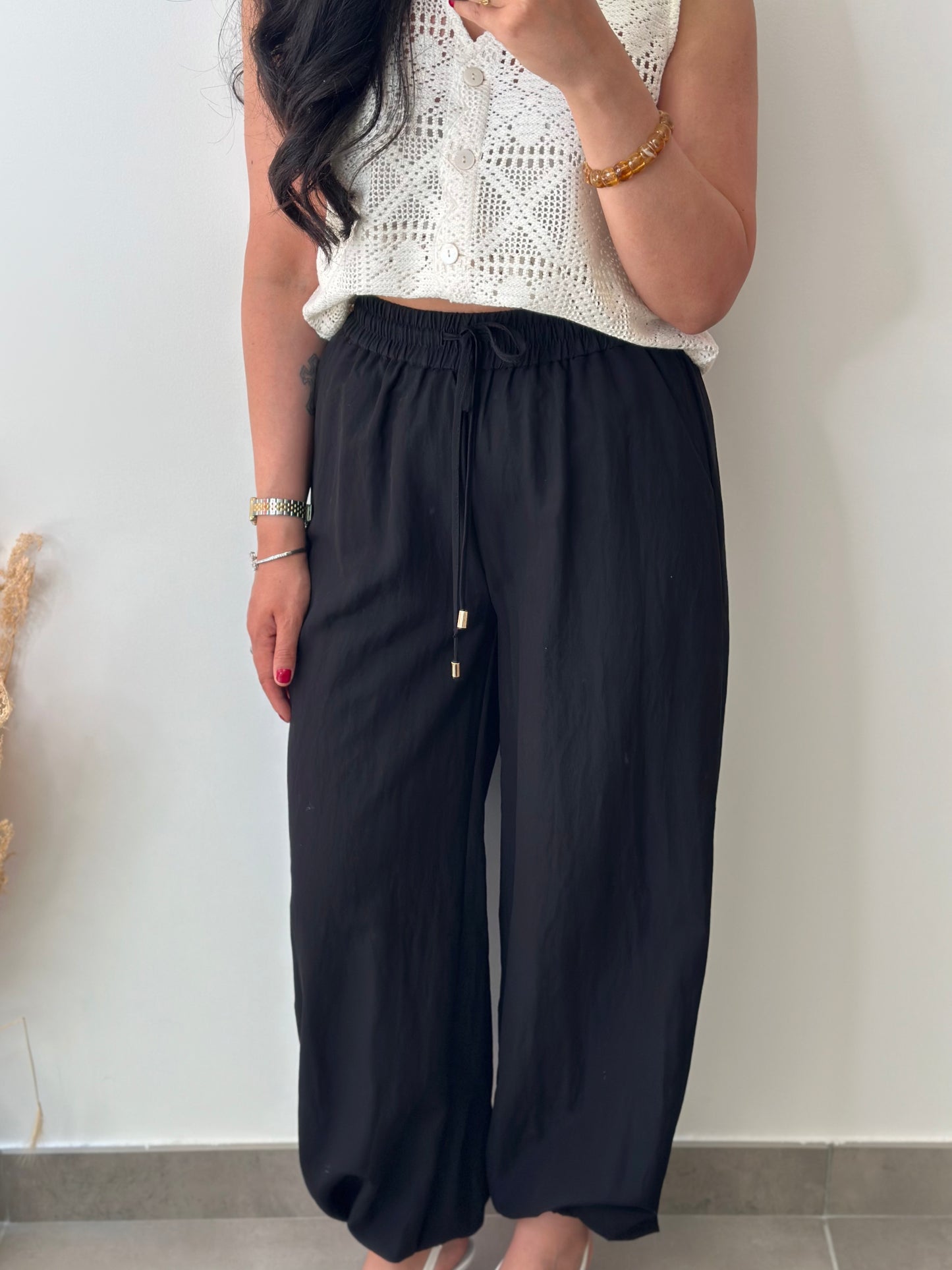 Pantalon Aladin uni noir